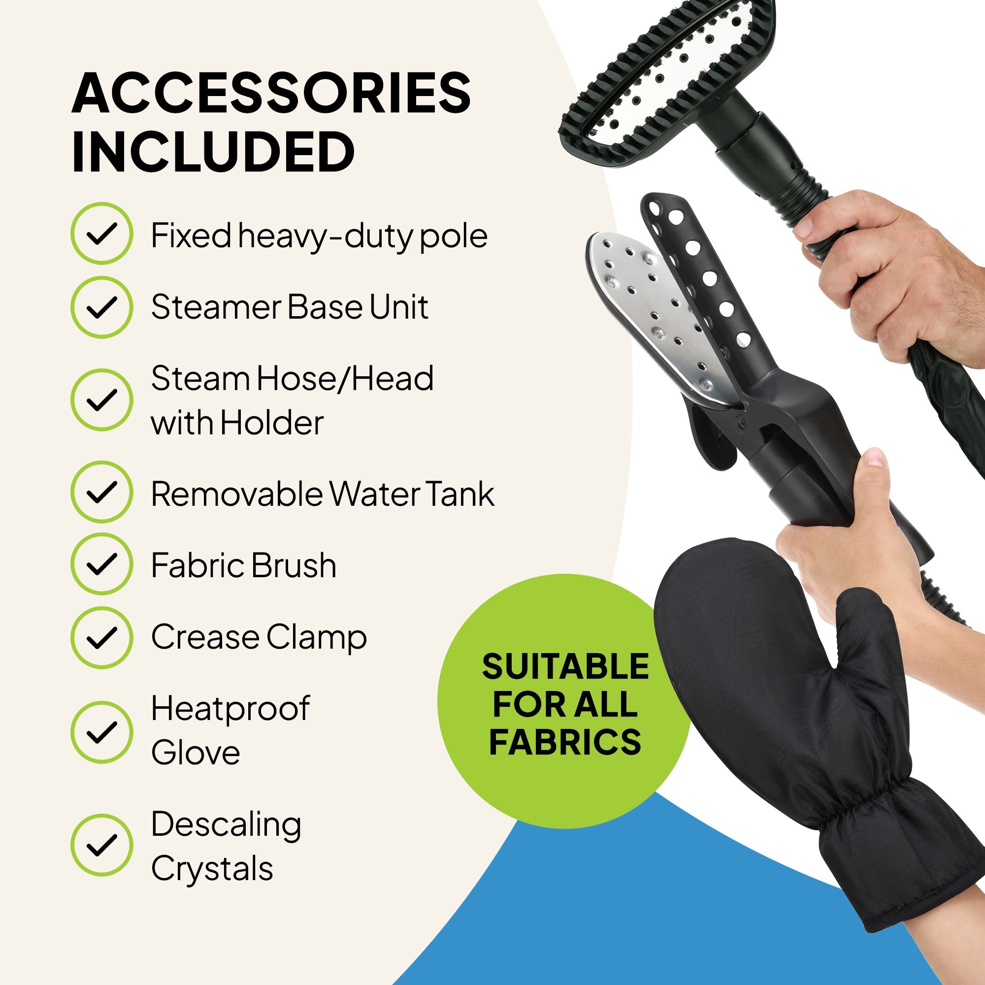 Commercial Clothes Steamer Professional Garment Steamer 4L f1600 Fridja