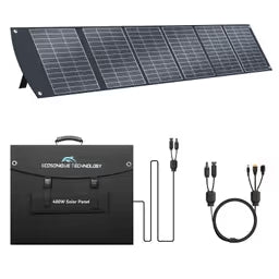400W Portable Solar Panel Foldable MC4 Solar Generator Ecosonique