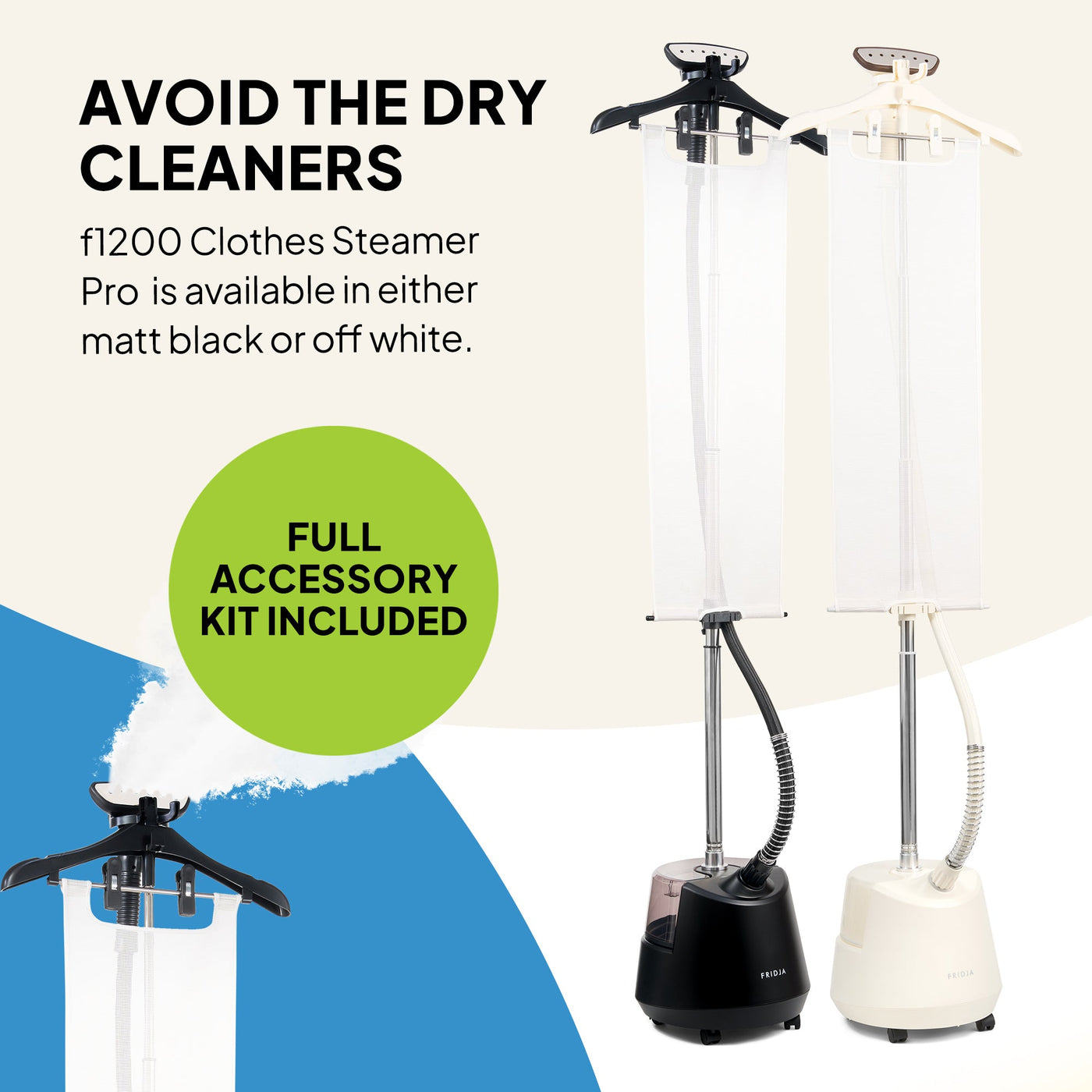 Clothes Steamer Pro Professional Garment Steamer Upright f1200 Fridja