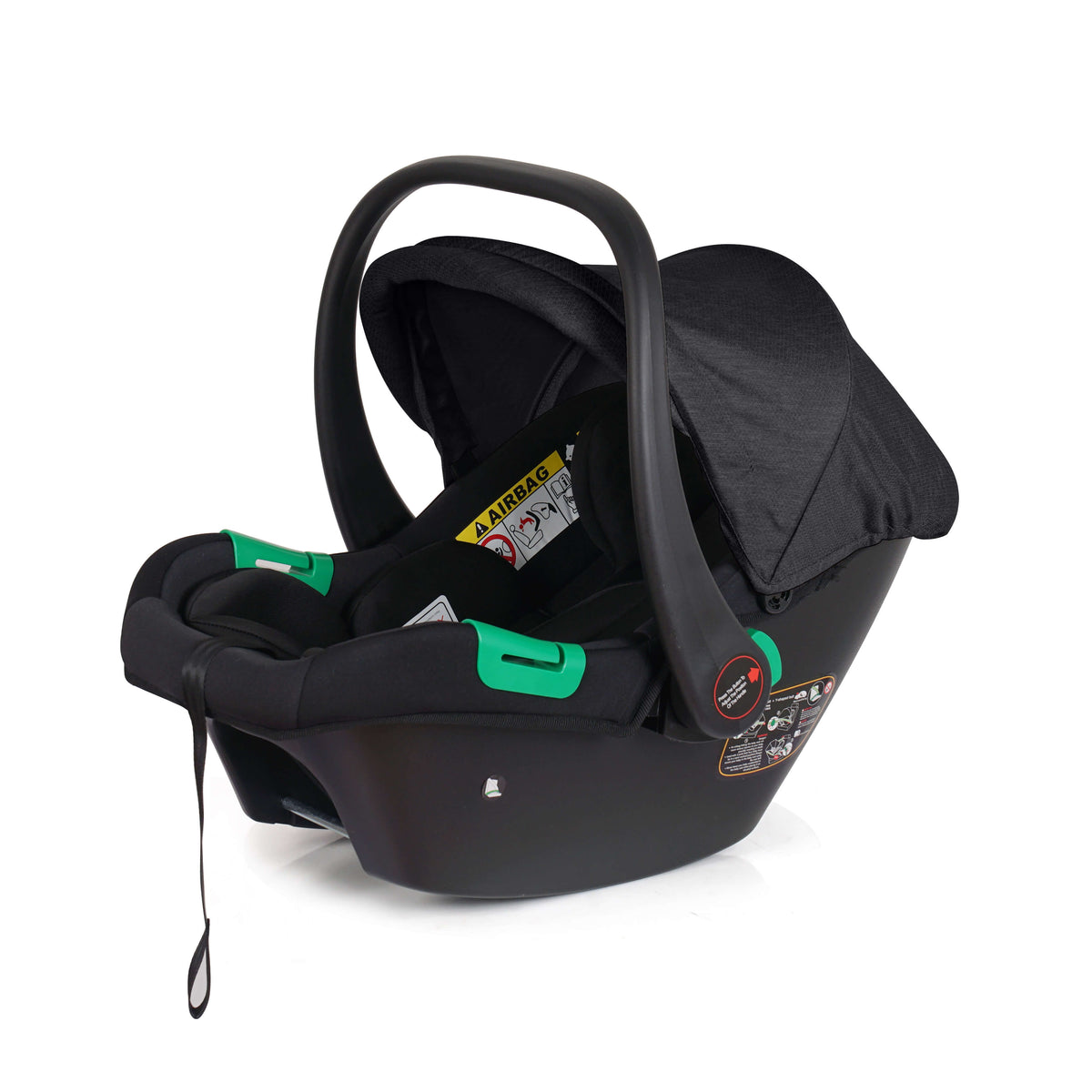 3 in 1 Travel System Baby Stroller with Car Seat Eclipse Black Foryourlittleone