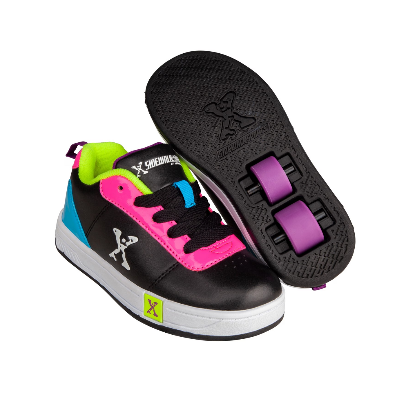 Sidewalk Sport Lane Girls Wheeled Skate Shoes UK 2 / EU 34- Massive Discounts