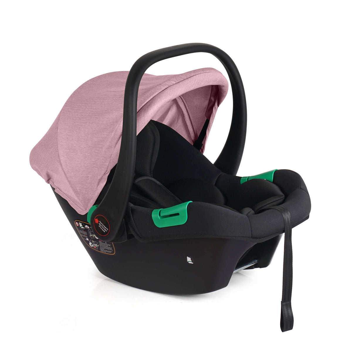 3 in 1 Travel System Baby Stroller with Car Seat Blush Rose Foryourlittleone