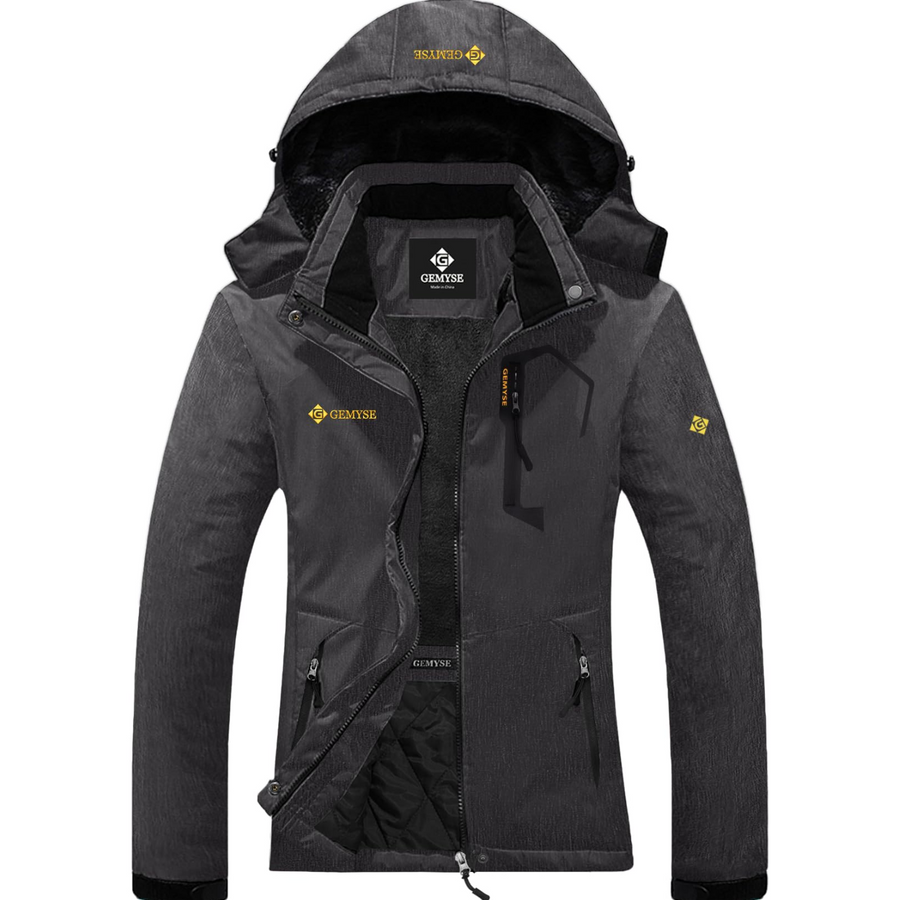 Womens Winter Jacket Mountain Ski Waterproof Windproof Size M, Dark Grey