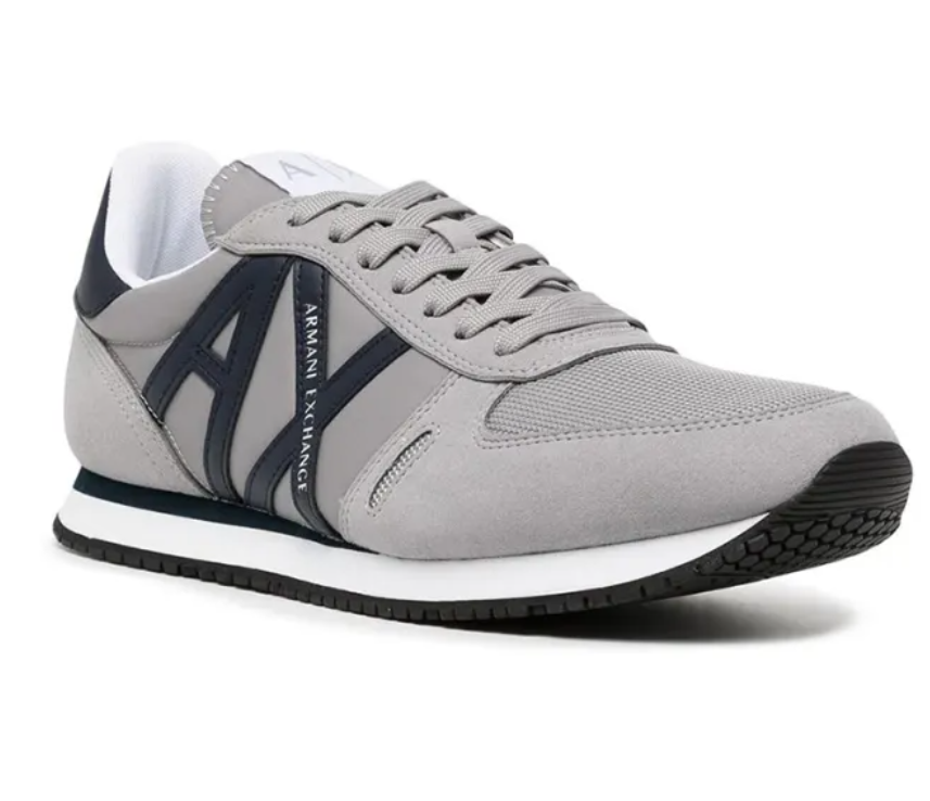 Armani Exchange Men's Retro Running Sneaker, Suede UK 7 / EU 41