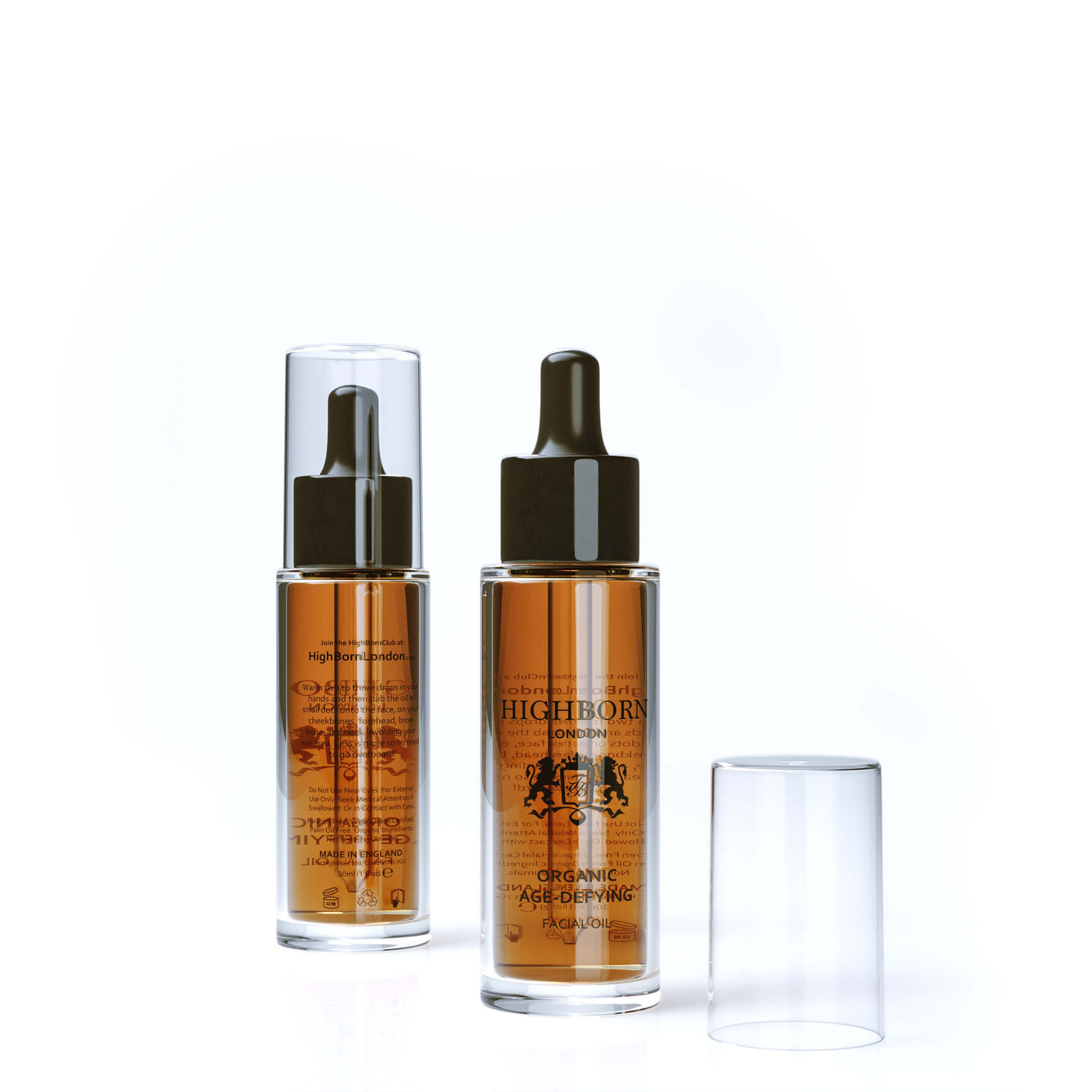 Anti Aging Organic Facial Oil 30ml Hydrating Nourishing Highborn London