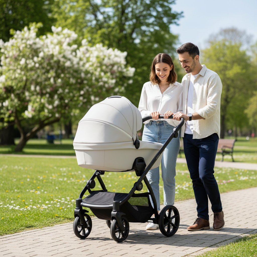 2in1 Baby Pushchair Stroller ThermoCot Carrycot Noordi Fjordi V2