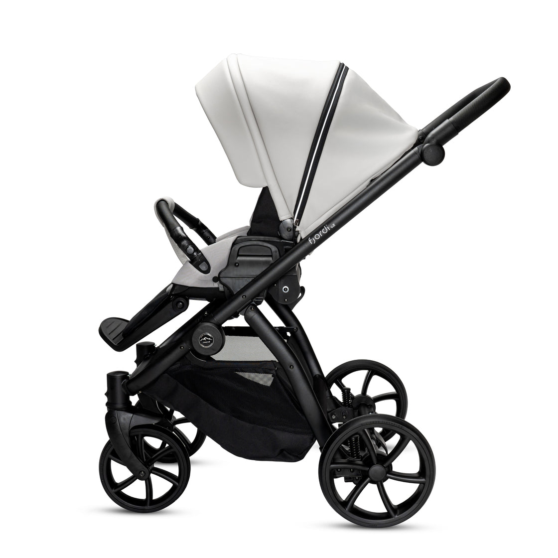 3 in 1 Travel System Pram Pushchair Carrycot Car Seat Leather Noordi Fjordi V2