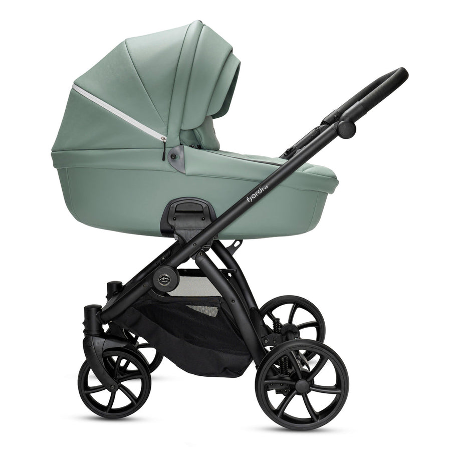 2 in 1 Pram Pushchair Carrycot All Terrain Leather ThermoCot Noordi Fjordi V2