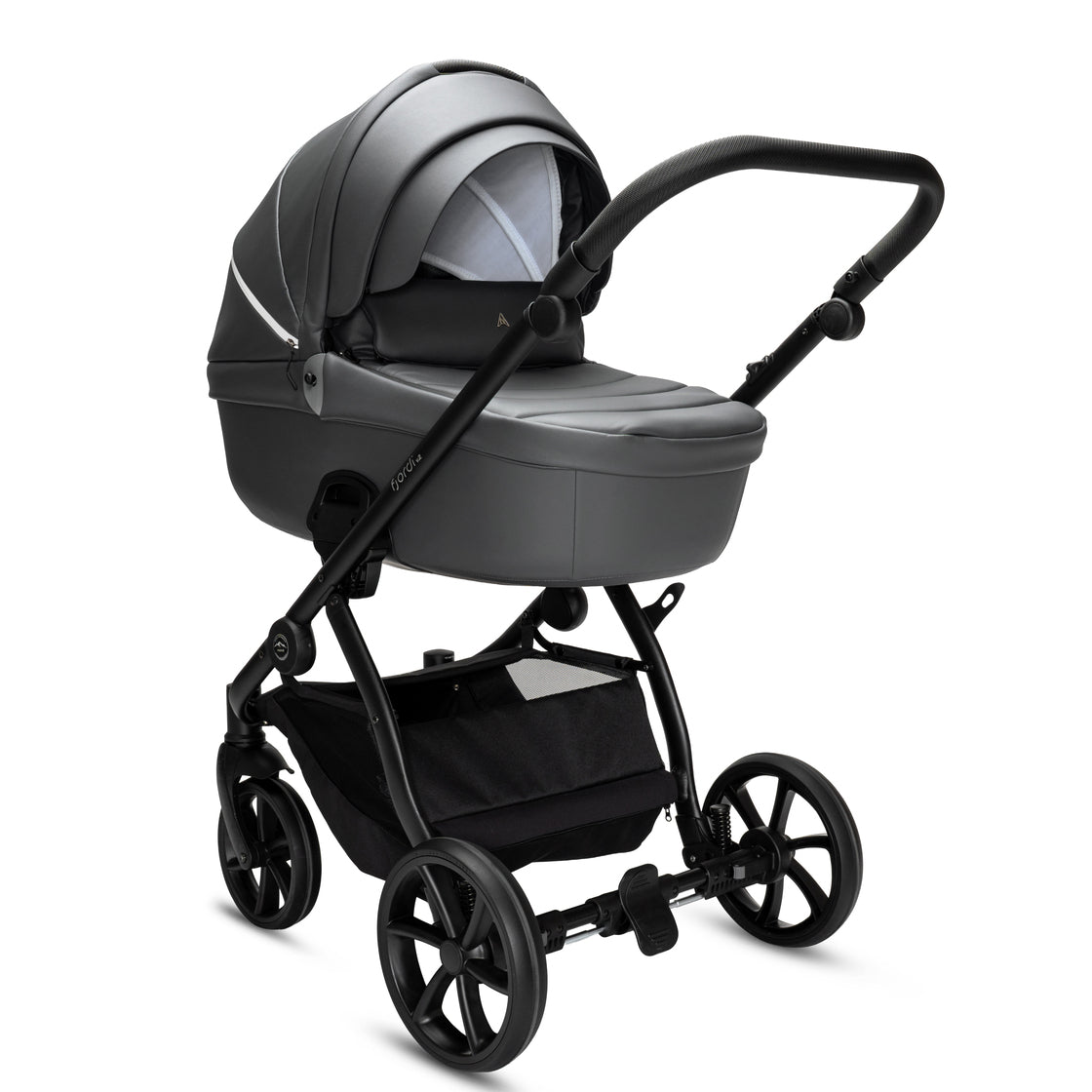 3 in 1 Travel System Pram Pushchair Carrycot Car Seat Leather Noordi Fjordi V2