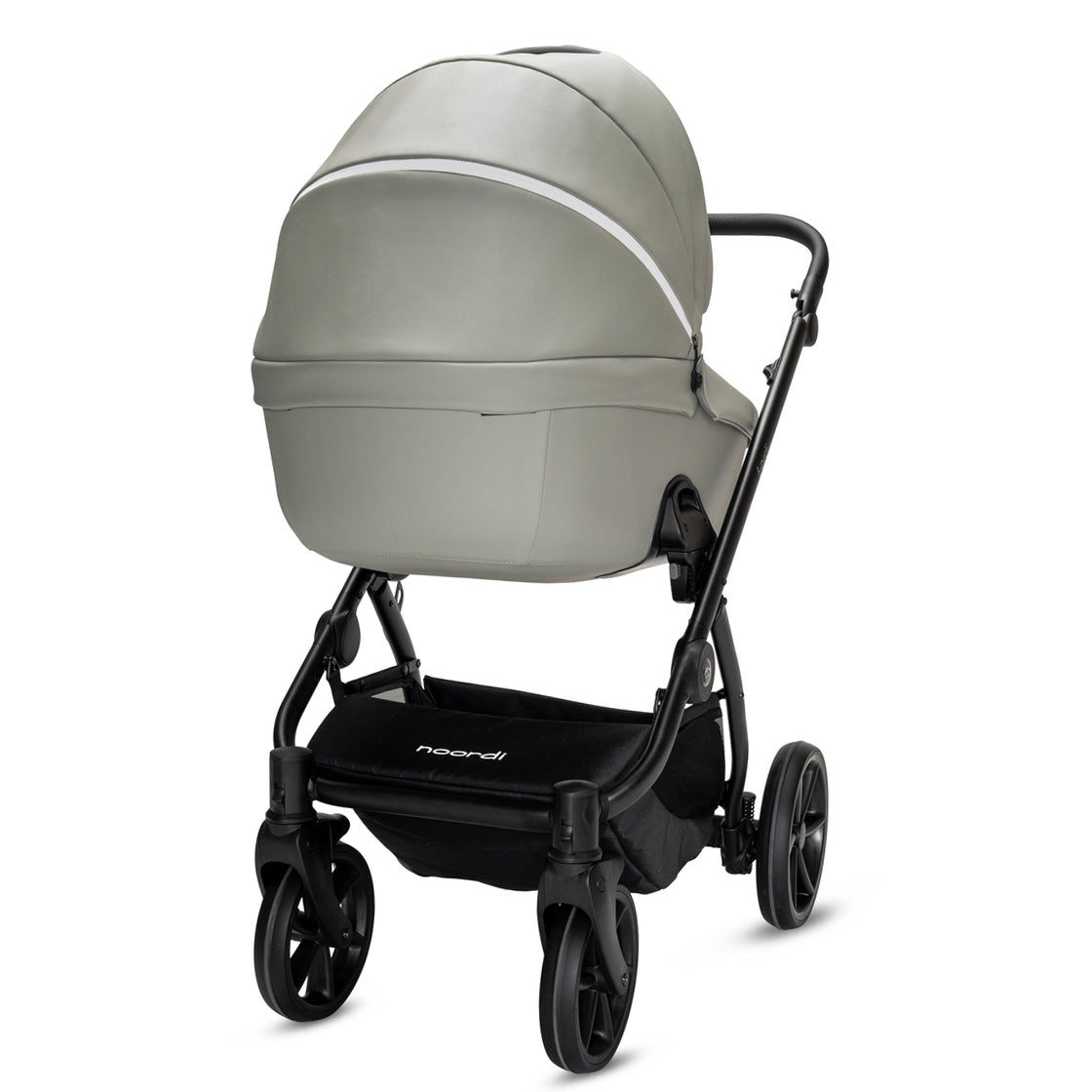 3 in 1 Travel System Pram Pushchair Carrycot Car Seat Leather Noordi Fjordi V2