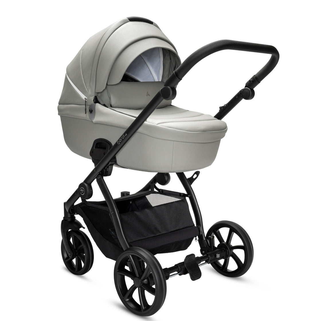 3 in 1 Travel System Pram Pushchair Carrycot Car Seat Leather Noordi Fjordi V2