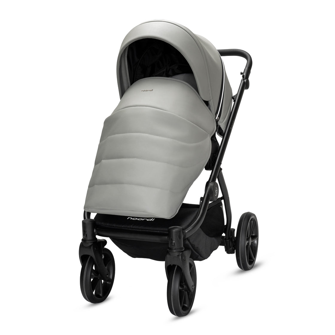3 in 1 Travel System Pram Pushchair Carrycot Car Seat Leather Noordi Fjordi V2