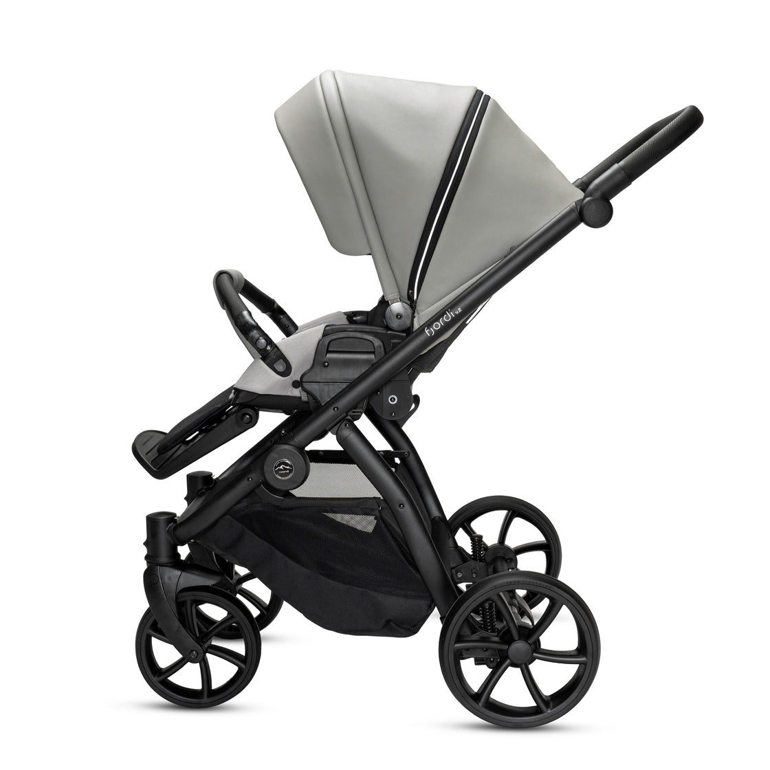 3 in 1 Travel System Pram Pushchair Carrycot Car Seat Leather Noordi Fjordi V2