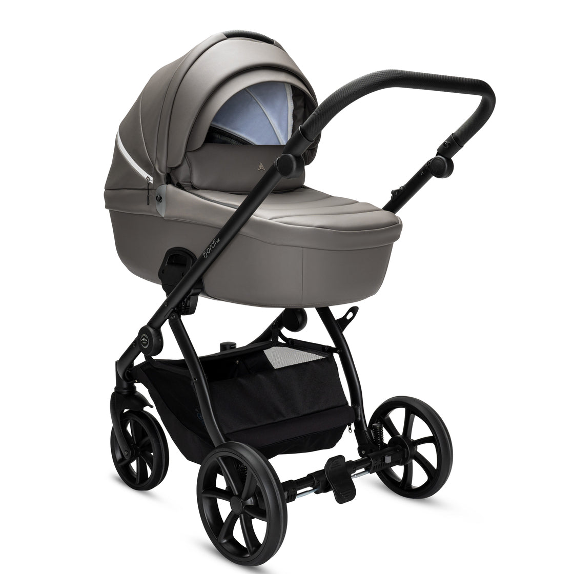 2in1 Baby Pushchair Stroller ThermoCot Carrycot Stone Grey Noordi Fjordi