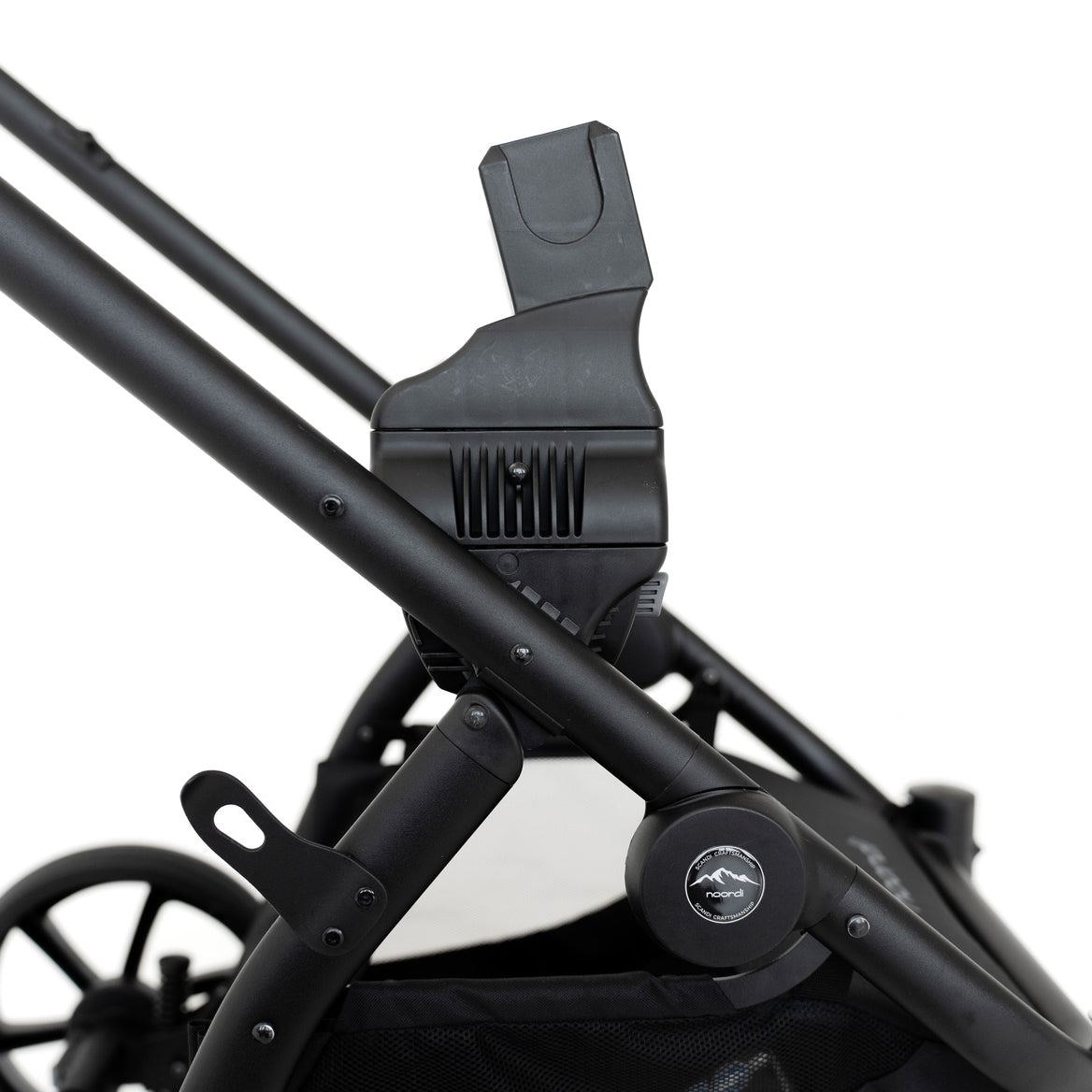 2in1 Baby Pushchair Stroller ThermoCot Carrycot Stone Grey Noordi Fjordi