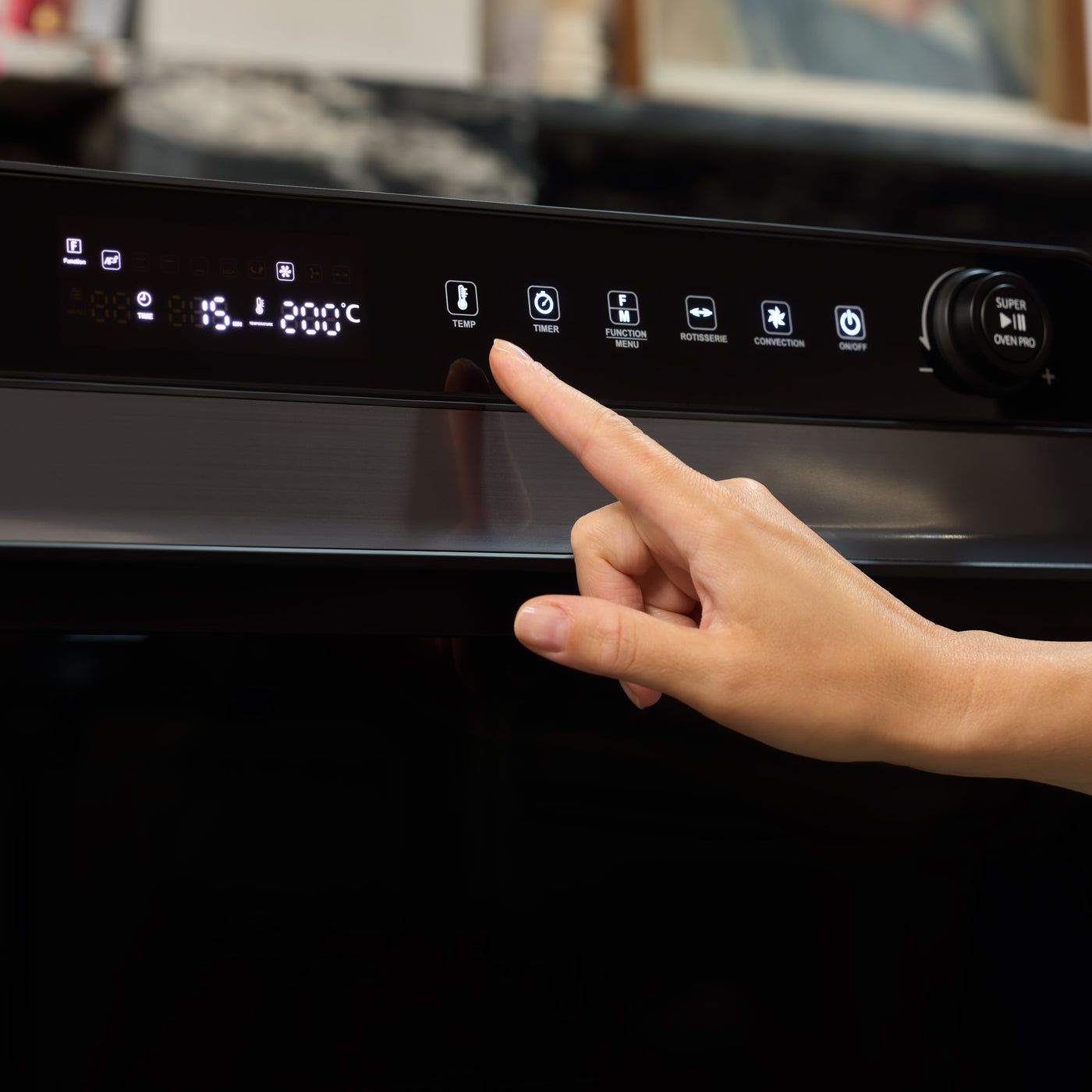 30L Digital Air Fryer Oven Rotisserie Convection PFAS Free Fridja