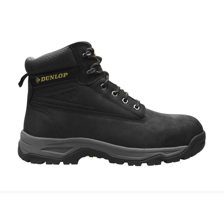 Dunlop for Men On Site Steel Toe Cap Safety Boots Leather UK 10/ EU 45-Massive Discounts