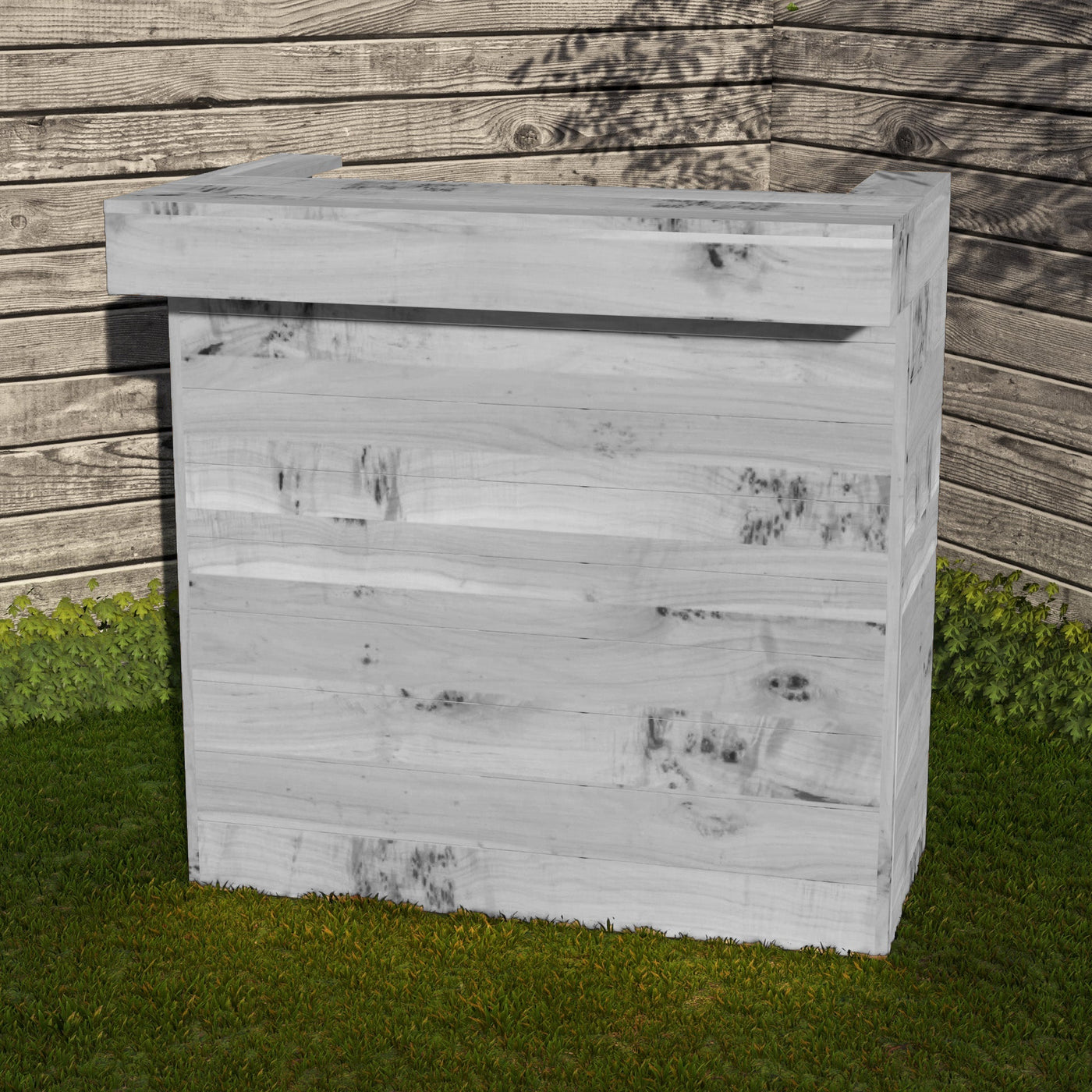 Wooden Pallet Bar 100cm Rustic Outdoor Garden Bar Storage Bars at Home