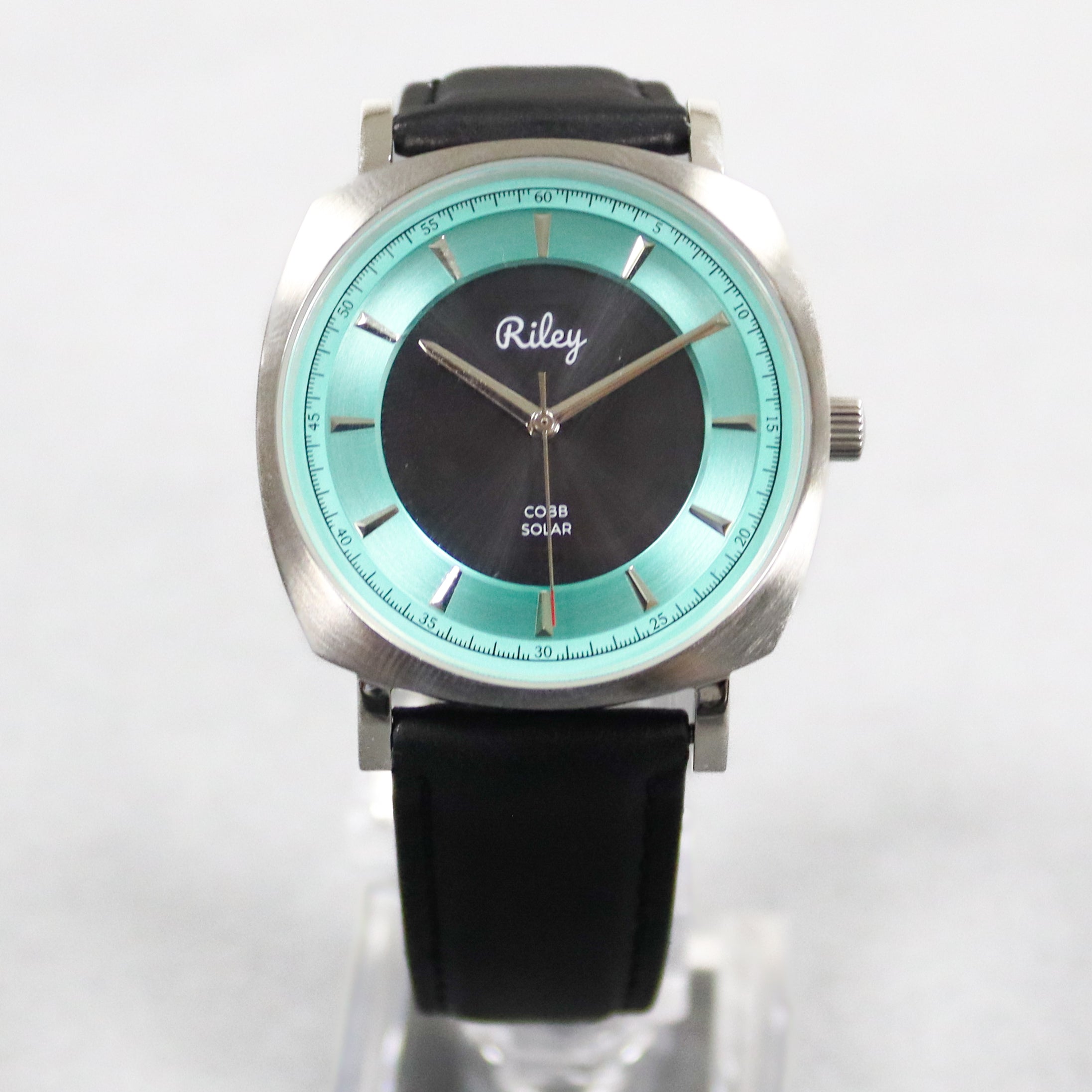 Solar Watch 5ATM Water Resistant Leather Strap JC01 Riley Watch Co