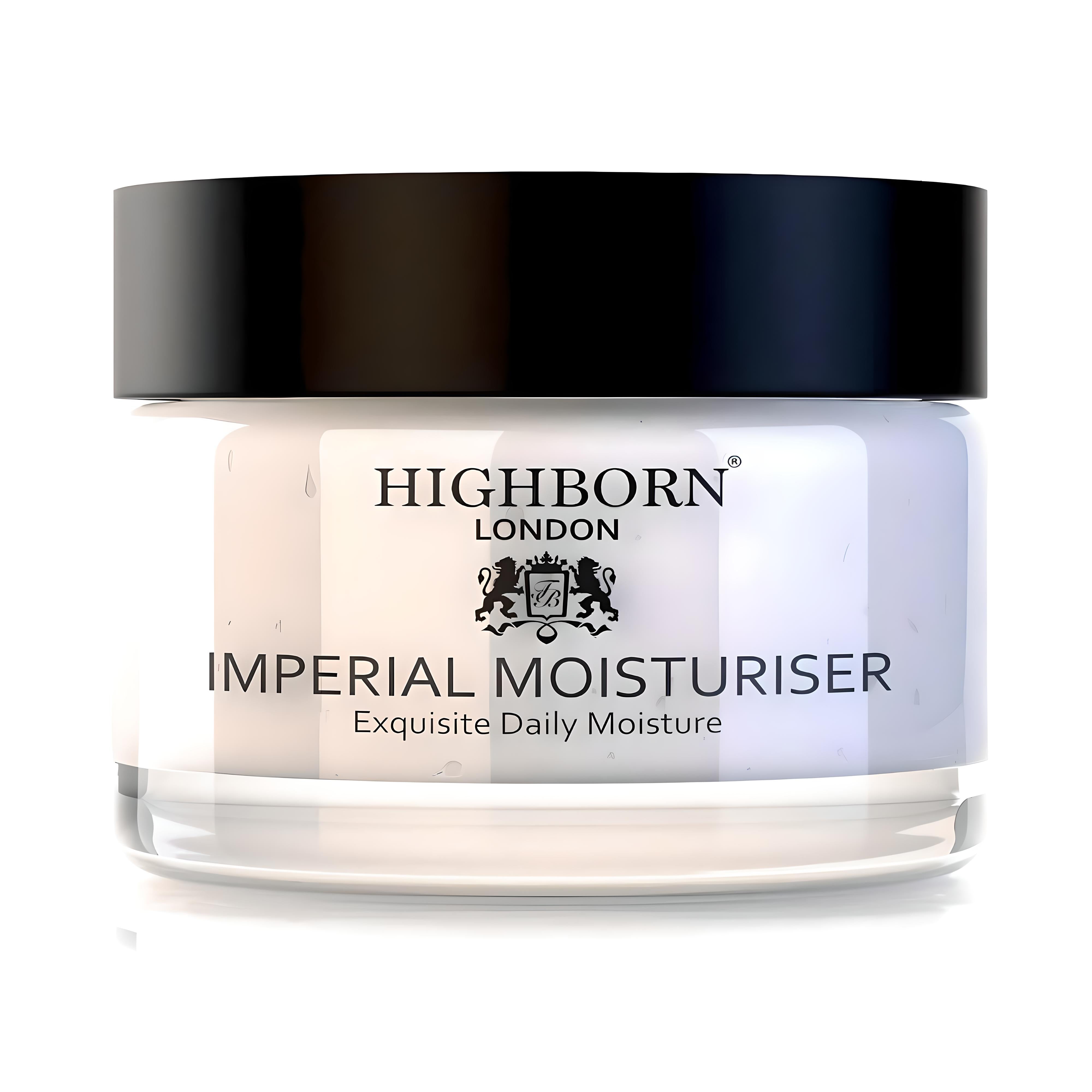 Highborn London Imperial Moisturiser jar on a white background
