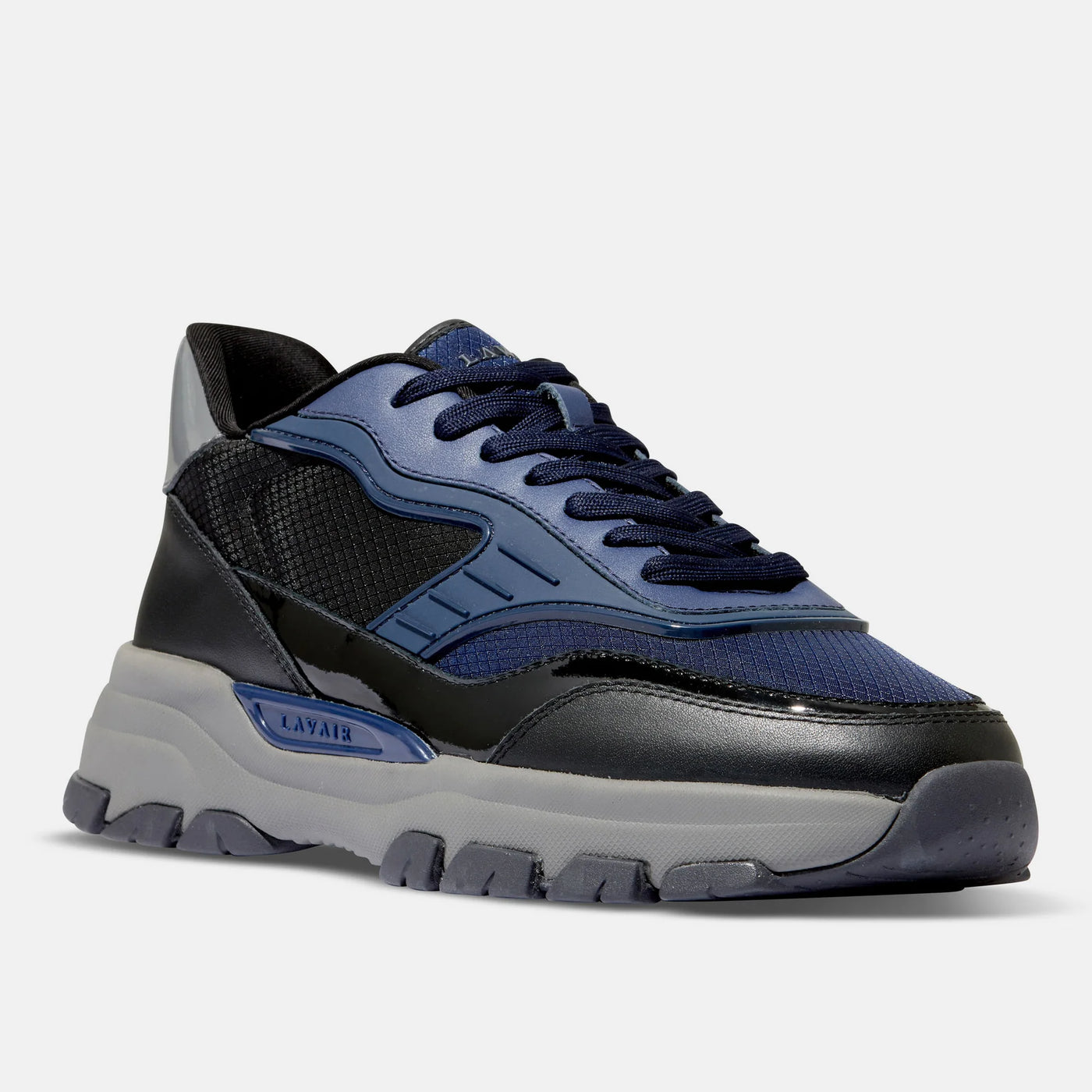 Lavair Pacific 2.0 Trainers Navy UK 6 EU 40 Men's Chunky Leather Sneakers