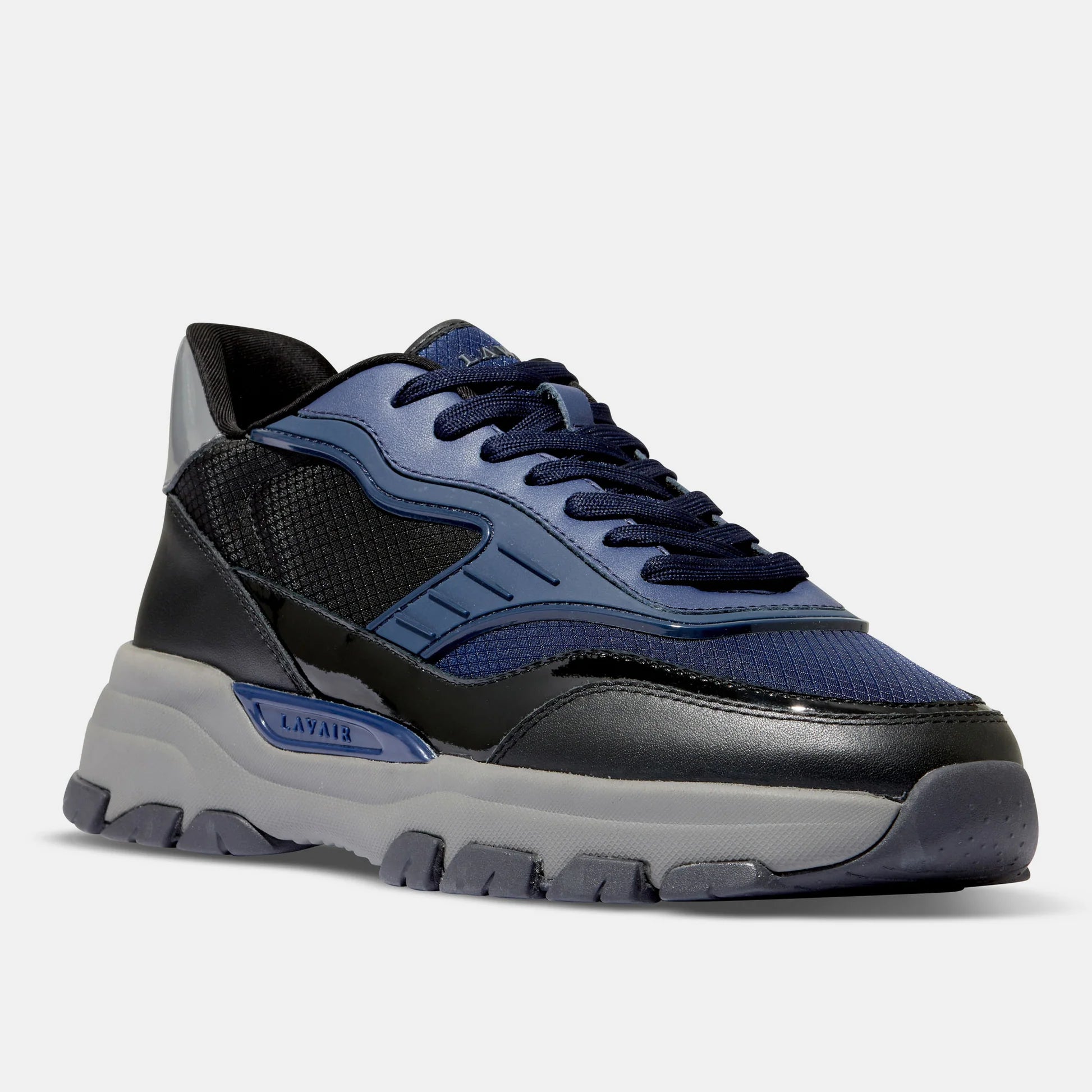 Lavair Pacific 2.0 Trainers Navy UK 6 EU 40 Men's Chunky Leather Sneakers