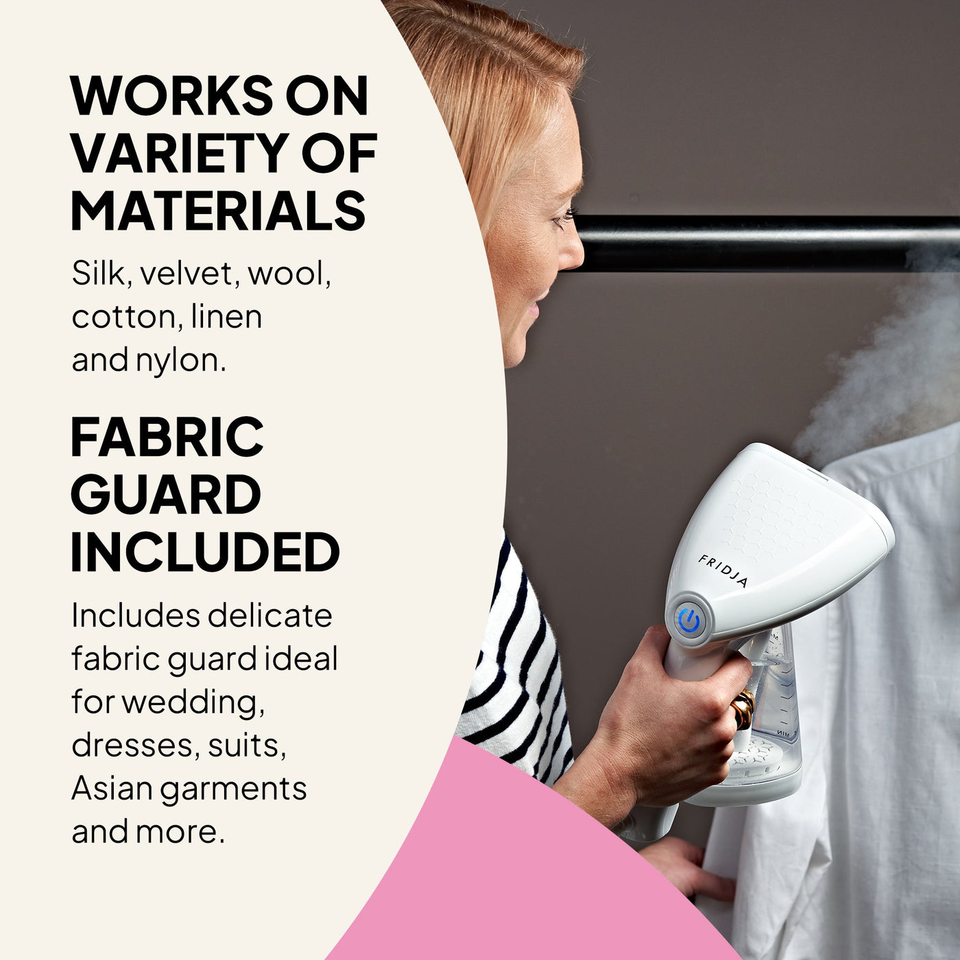 Handheld Clothes Steamer Fast Heat Portable Garment Care F10 Fridja