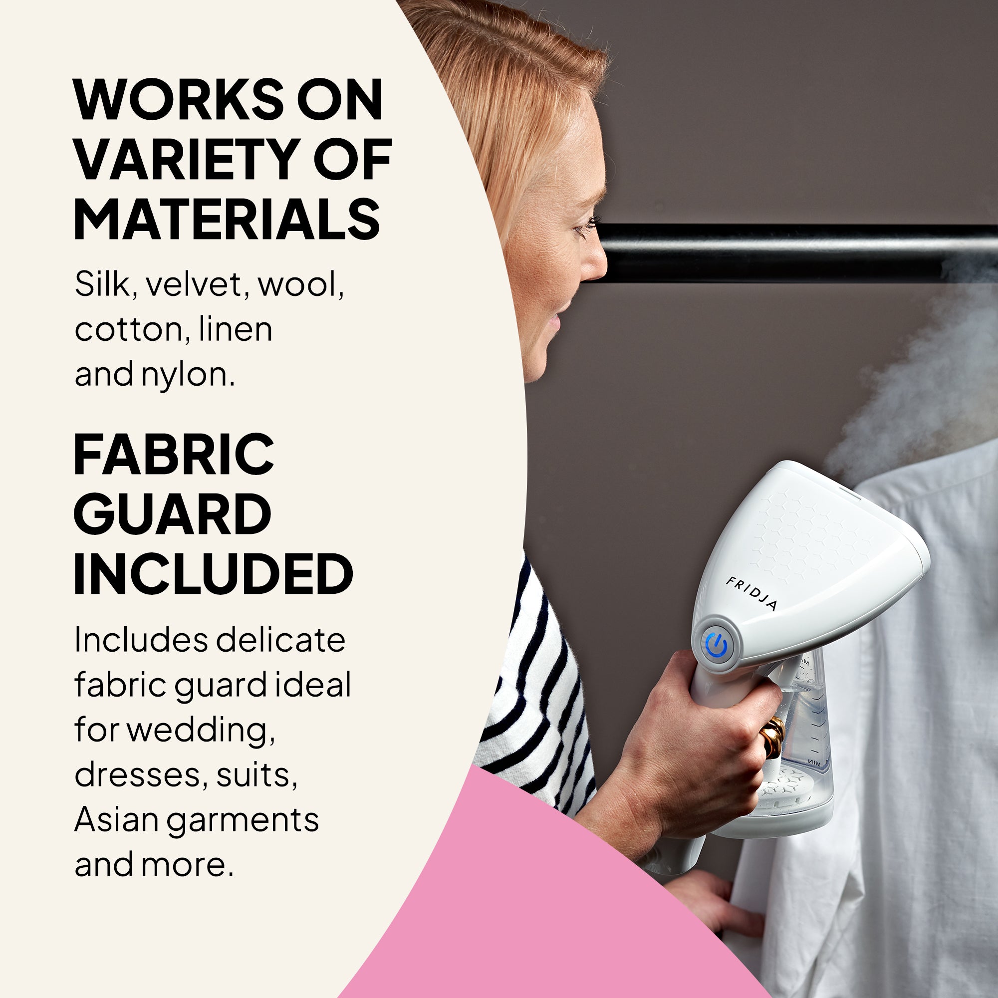 Handheld Clothes Steamer Fast Heat Portable Garment Care F10 Fridja