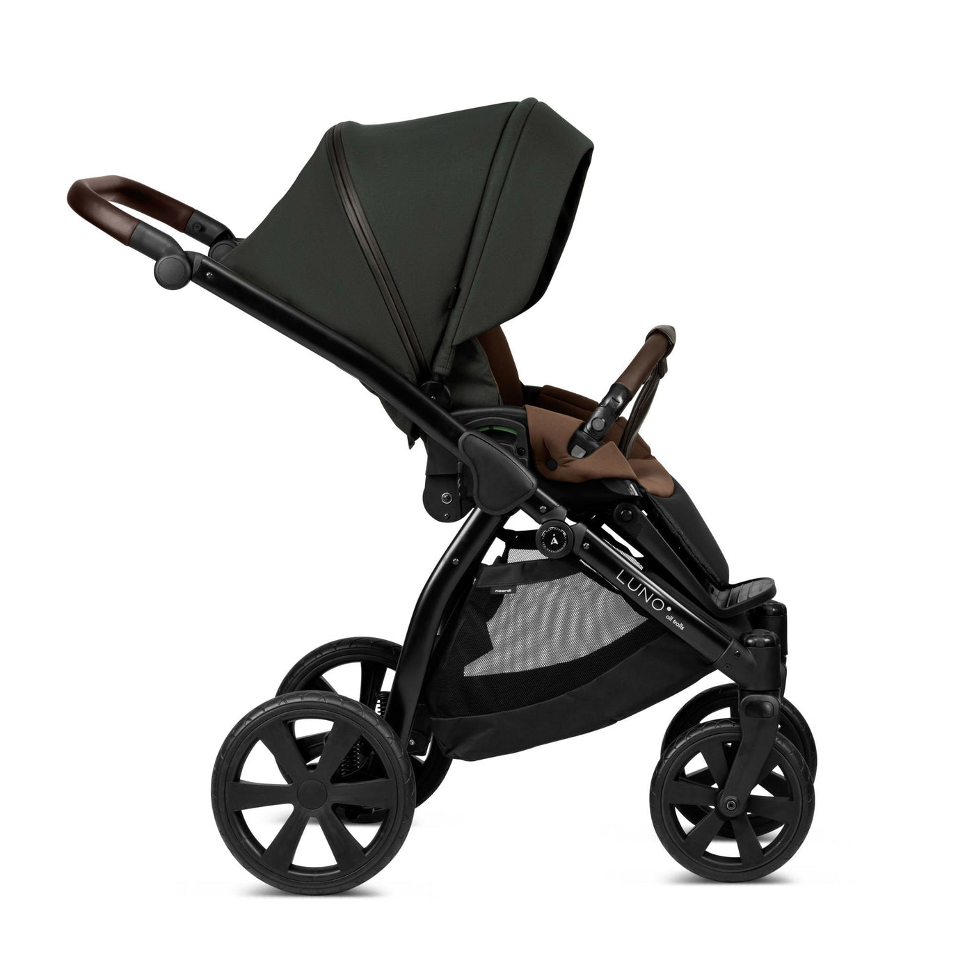 3 in 1 Travel System Pram Pushchair Carrycot Car Seat All Terrain Noordi Luno