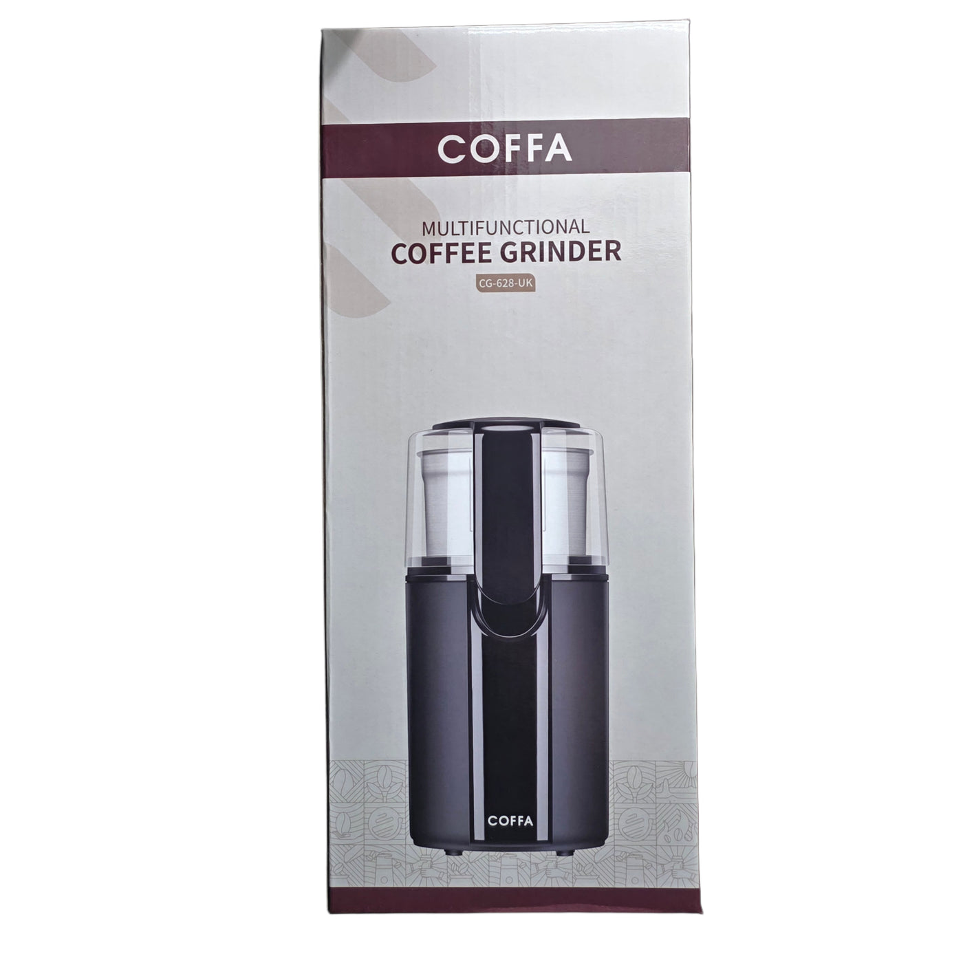 COFFA® Electric Coffee Grinder – 70g, 200W, 2 Stainless Steel Bowls, Wet & Dry
