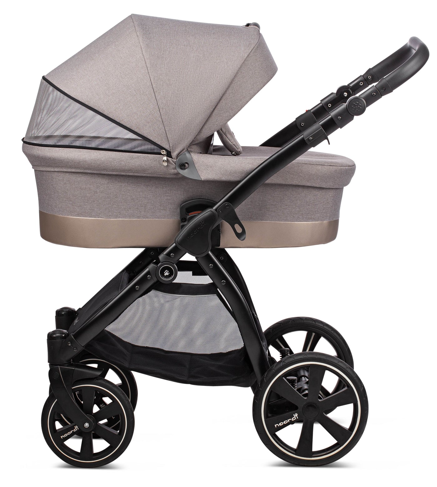 3 in 1 Travel System Pram Pushchair Carrycot Car Seat Noordi Sole Go 3in1
