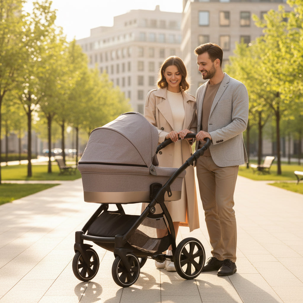 3 in 1 Travel System Pram Pushchair Carrycot Car Seat Noordi Sole Go 3in1