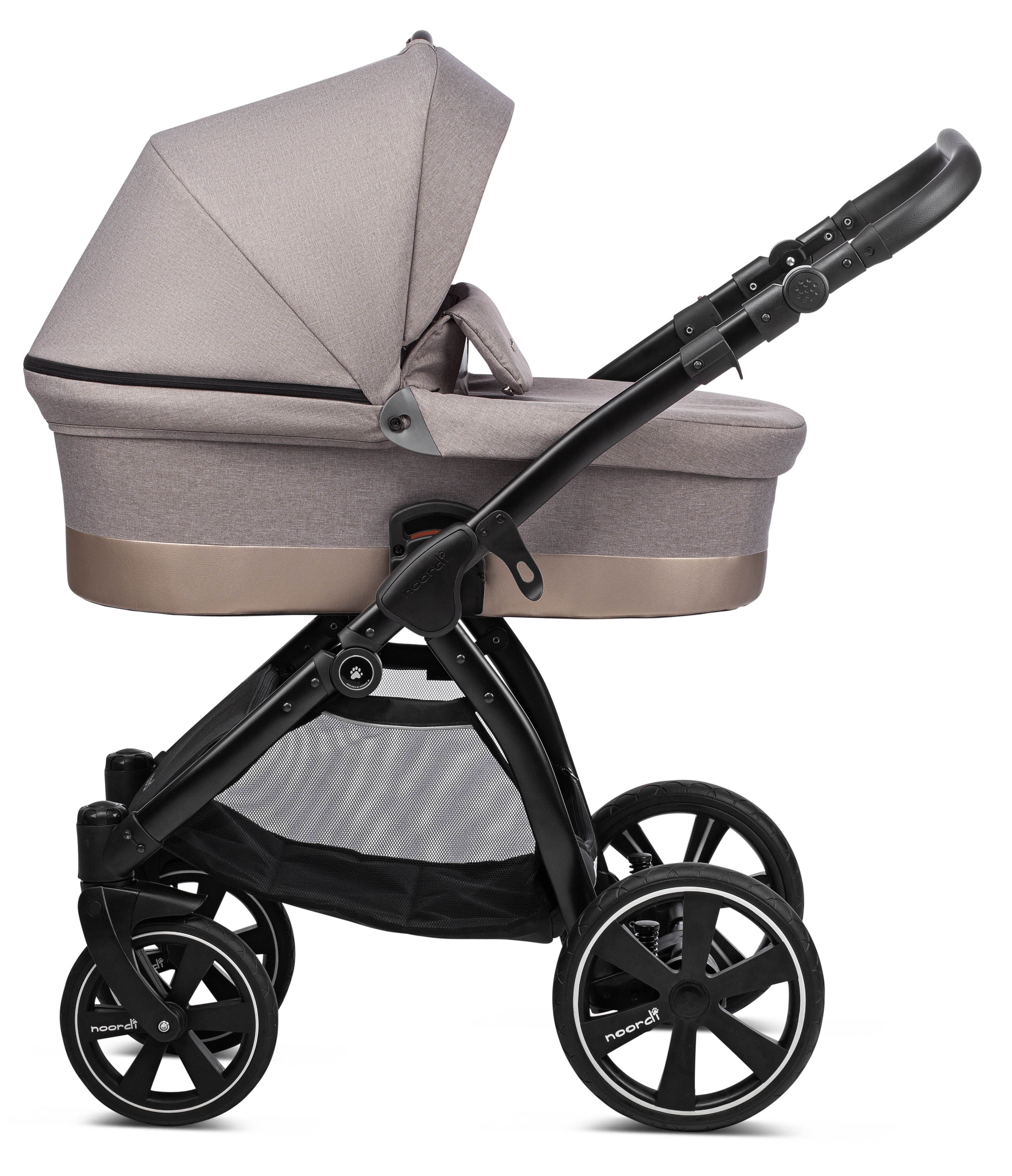 3 in 1 Travel System Pram Pushchair Carrycot Car Seat Noordi Sole Go 3in1