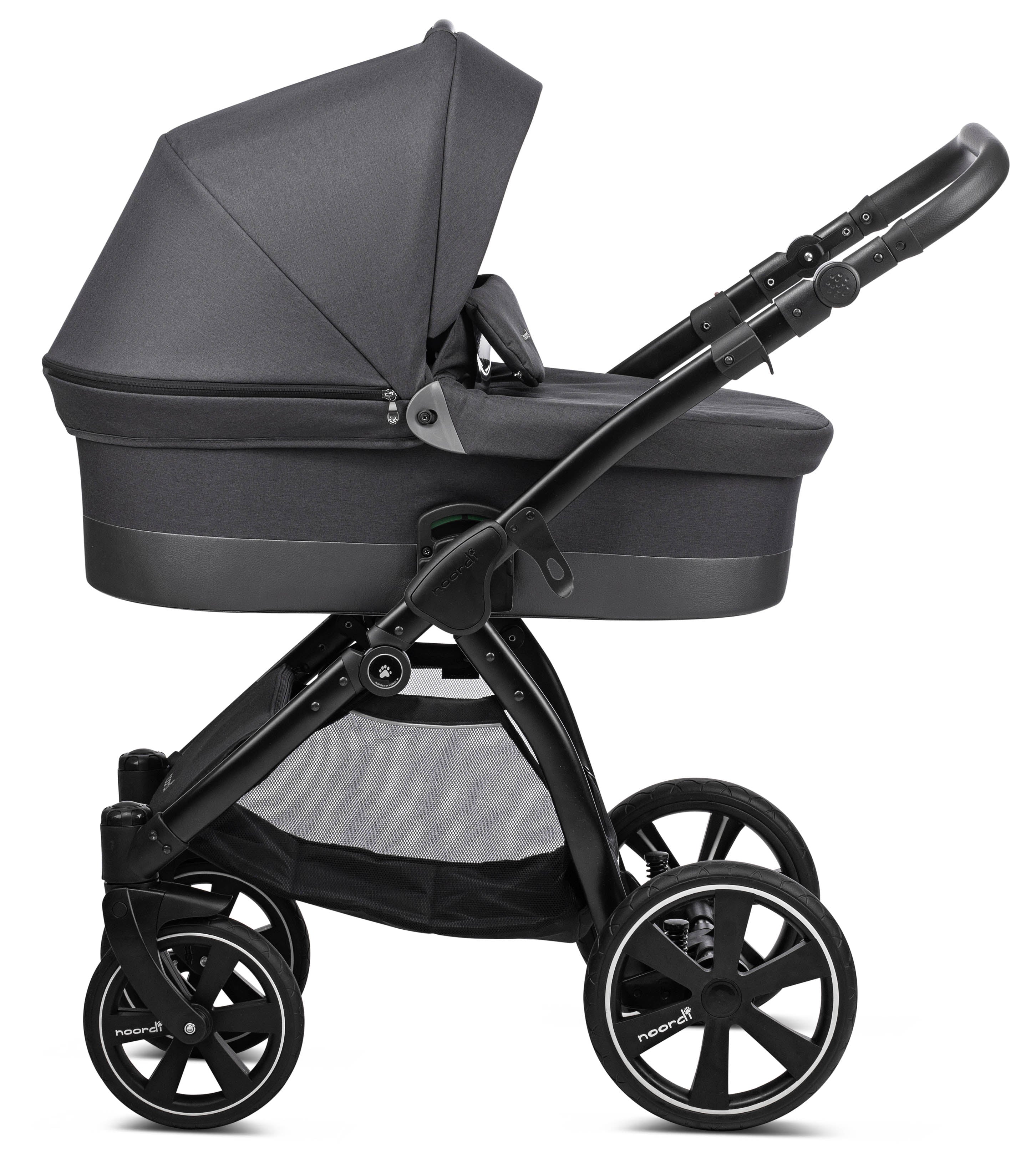 3 in 1 Travel System Pram Pushchair Carrycot Car Seat Noordi Sole Go 3in1
