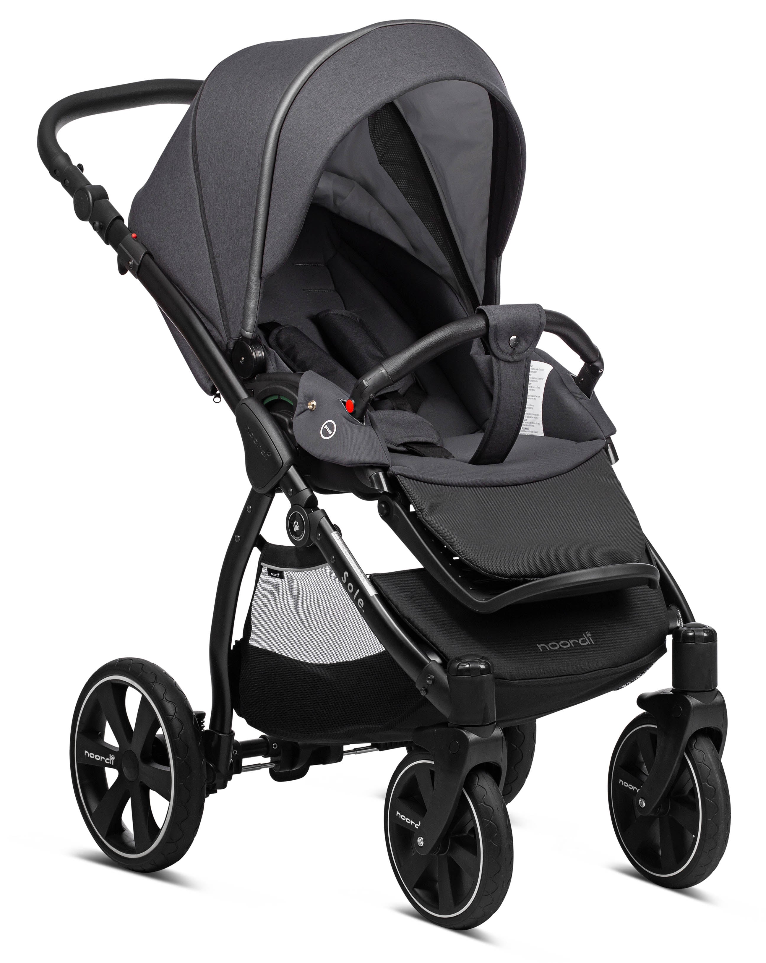 3 in 1 Travel System Pram Pushchair Carrycot Car Seat Noordi Sole Go 3in1