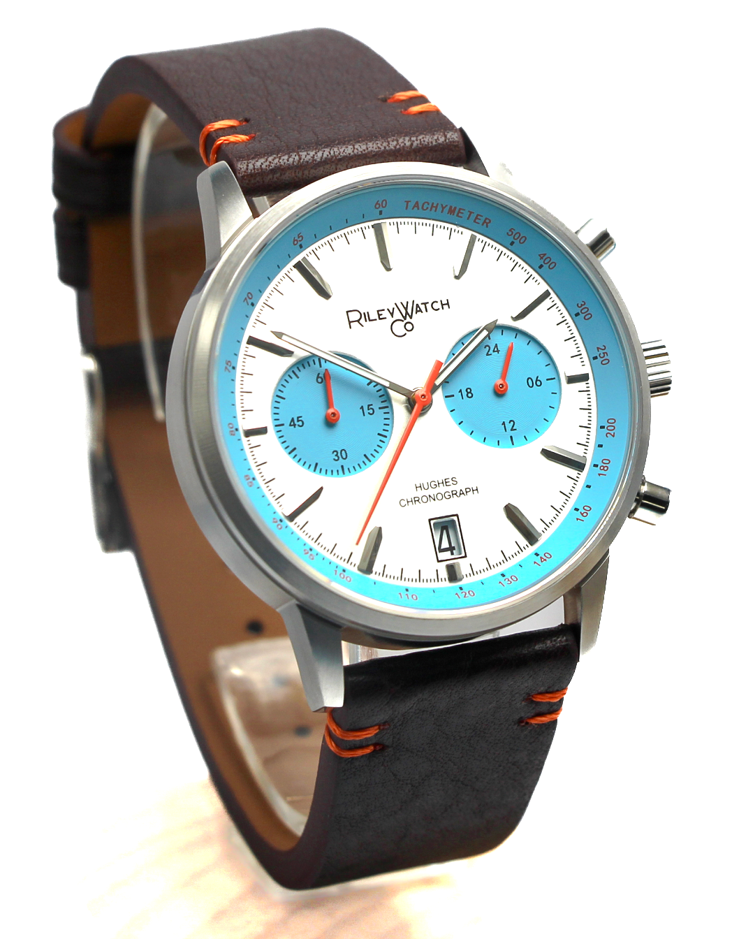 Chronograph Watch Miyota Quartz 40mm Field Dial HH02 Riley Watch Co