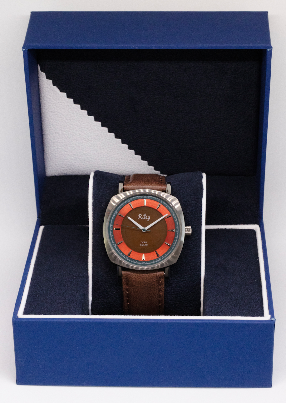 Solar Watch 5ATM Water Resistant Leather Strap JC01 Riley Watch Co