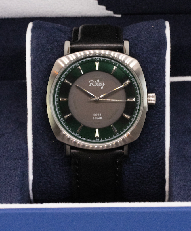 Solar Watch 5ATM Water Resistant Leather Strap JC01 Riley Watch Co