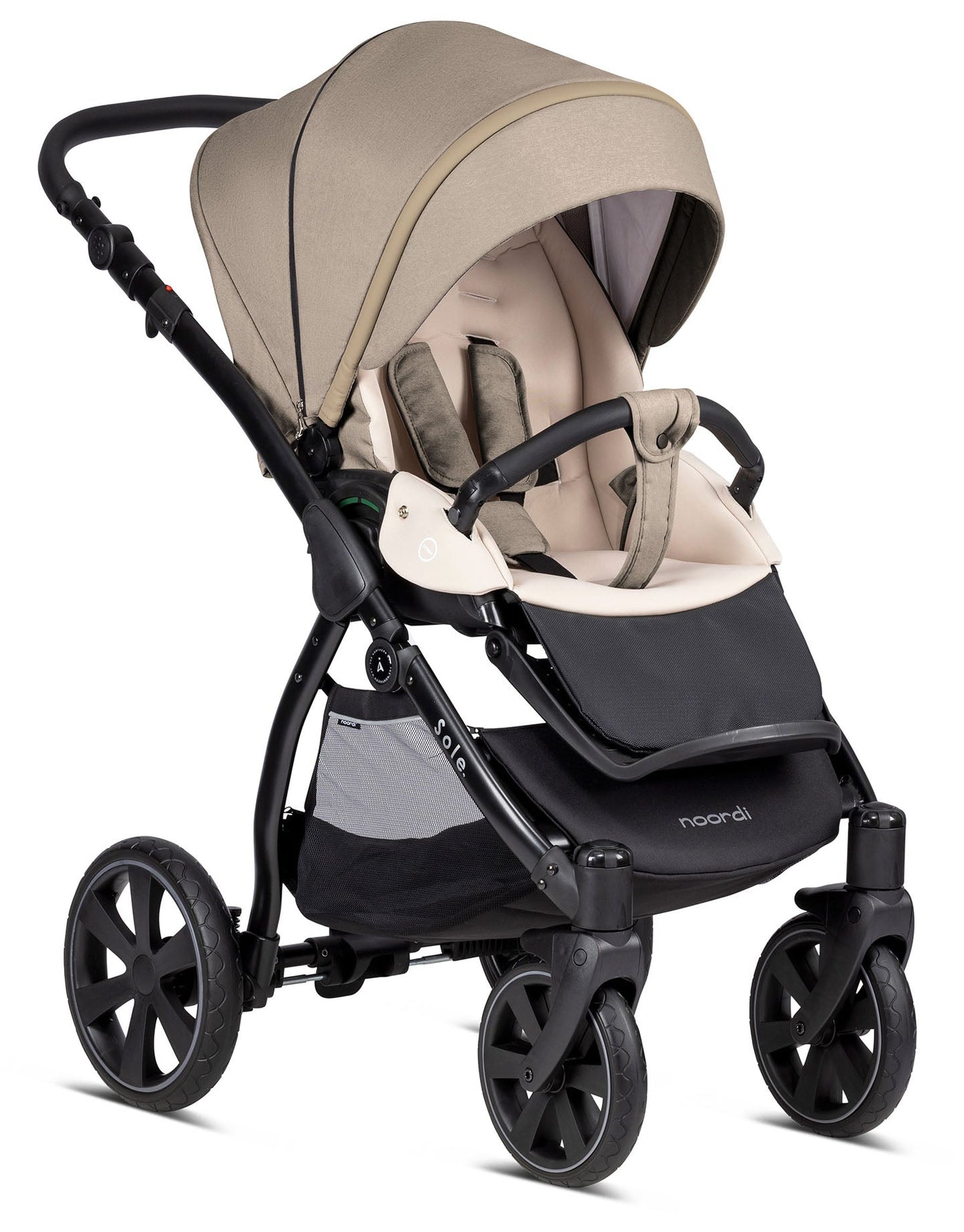 3 in 1 Travel System Pram Pushchair Carrycot Car Seat Noordi Sole Go 3in1