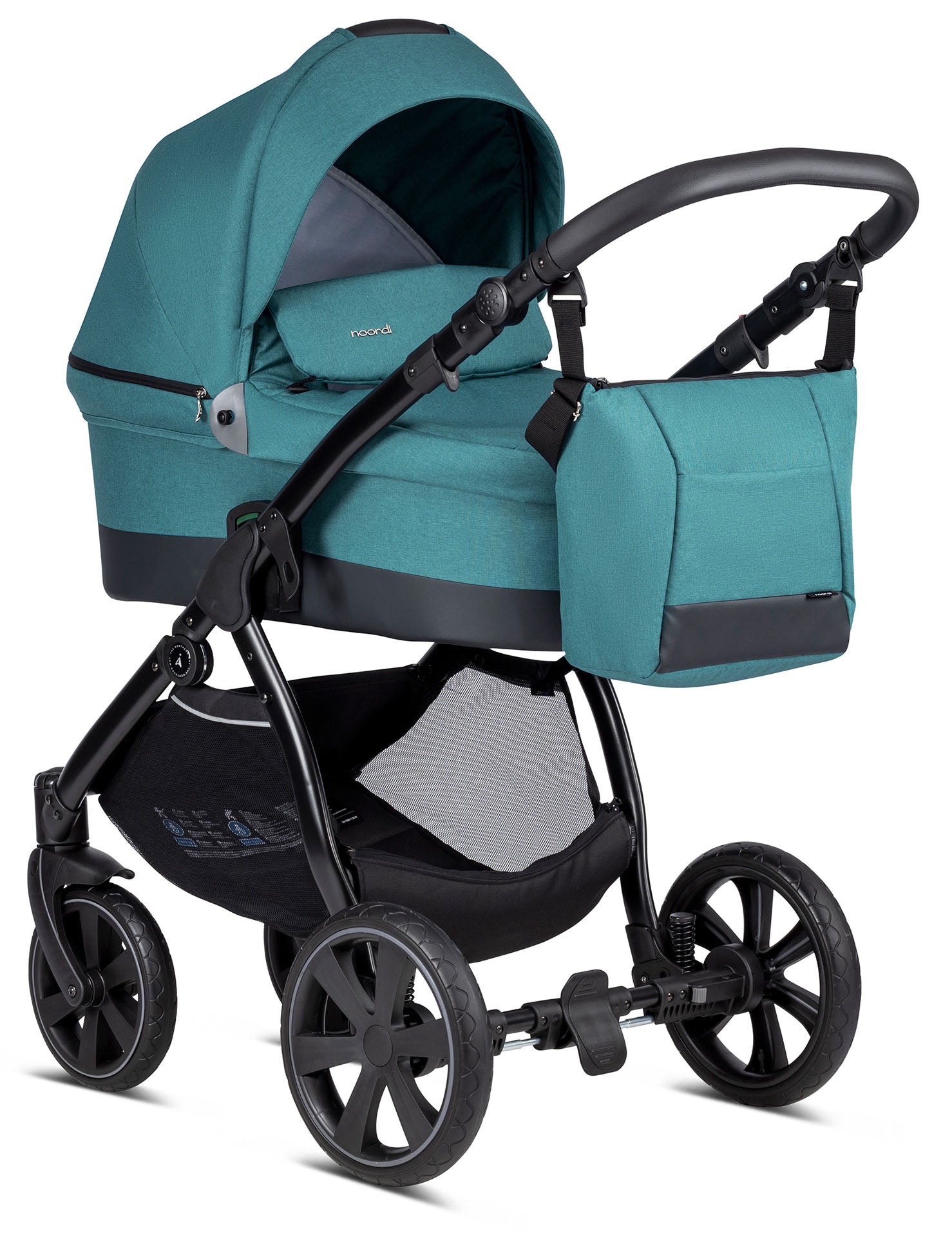 3 in 1 Travel System Pram Pushchair Carrycot Car Seat Noordi Sole Go 3in1