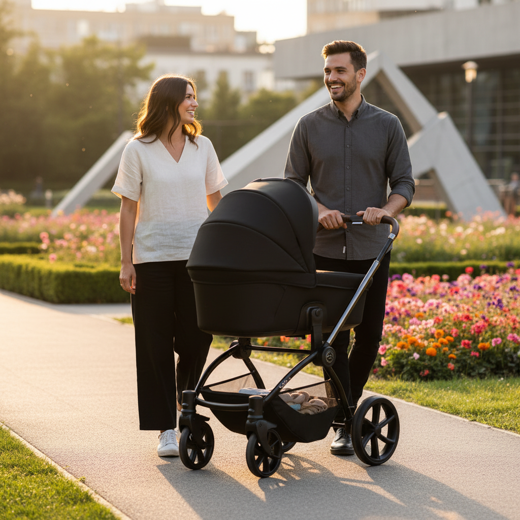 2 in 1 Pram Pushchair Carrycot All Terrain ThermoCot Noordi Sole V3