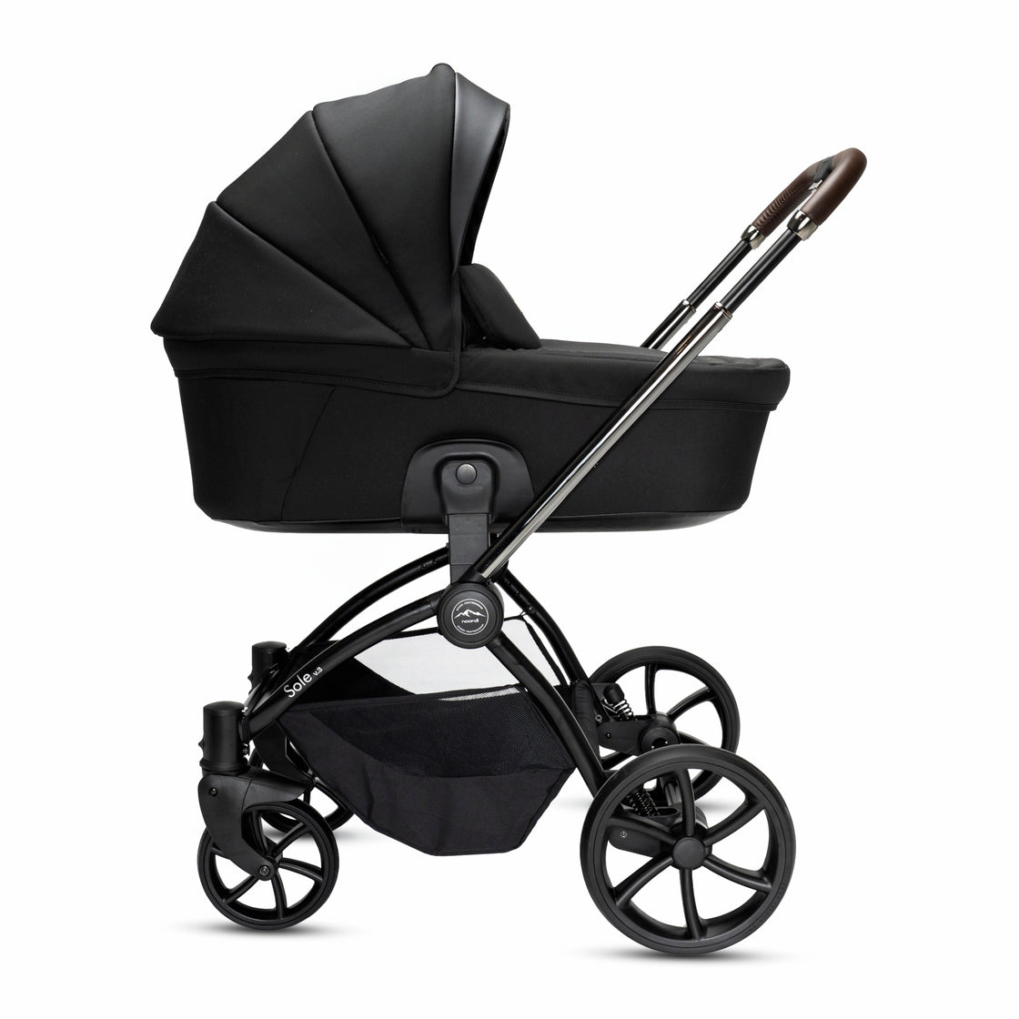 3in1 Baby Travel System Stroller Car Seat Slate Black Noordi Sole V3