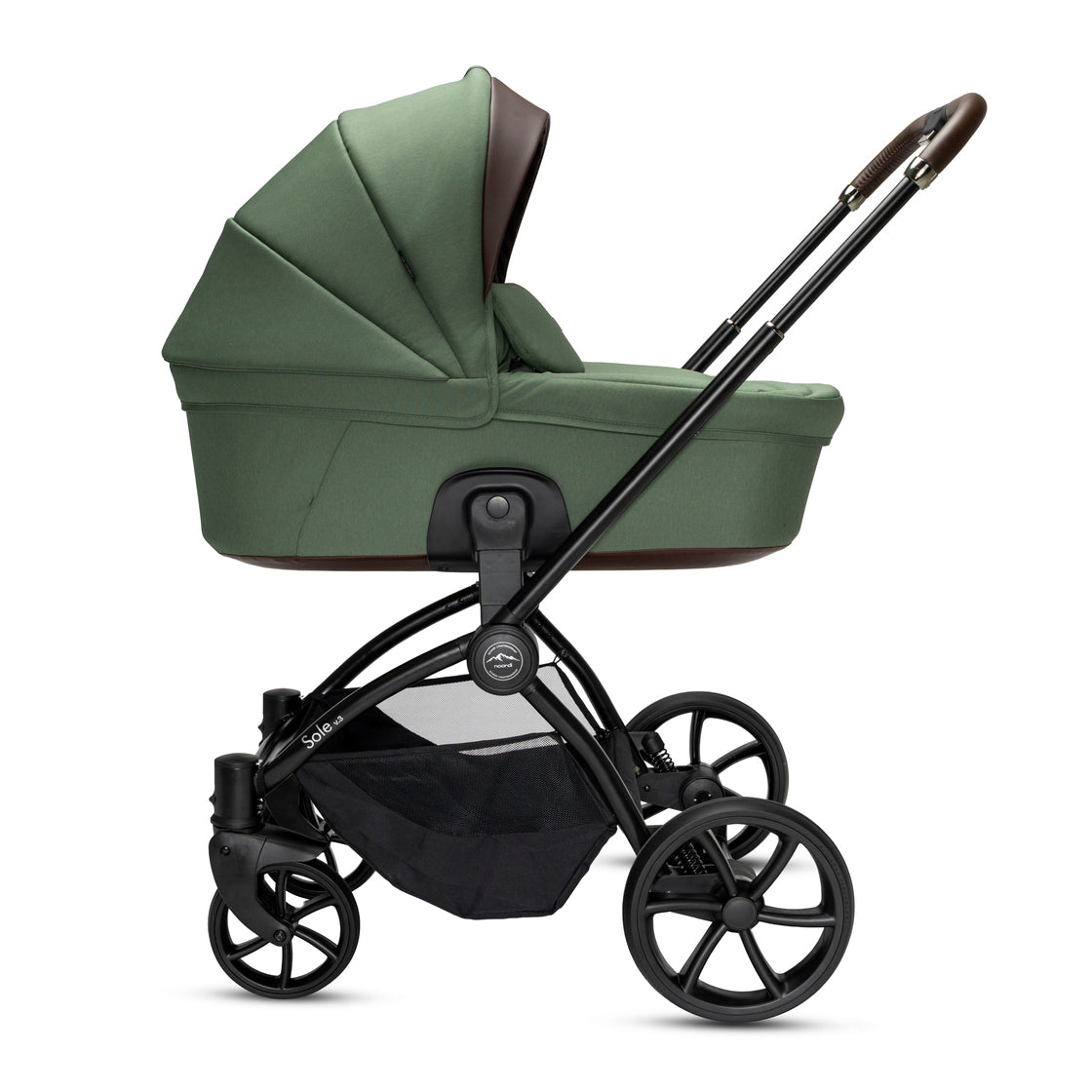 2 in 1 Pram Pushchair Travel System Carrycot All Terrain Noordi Sole