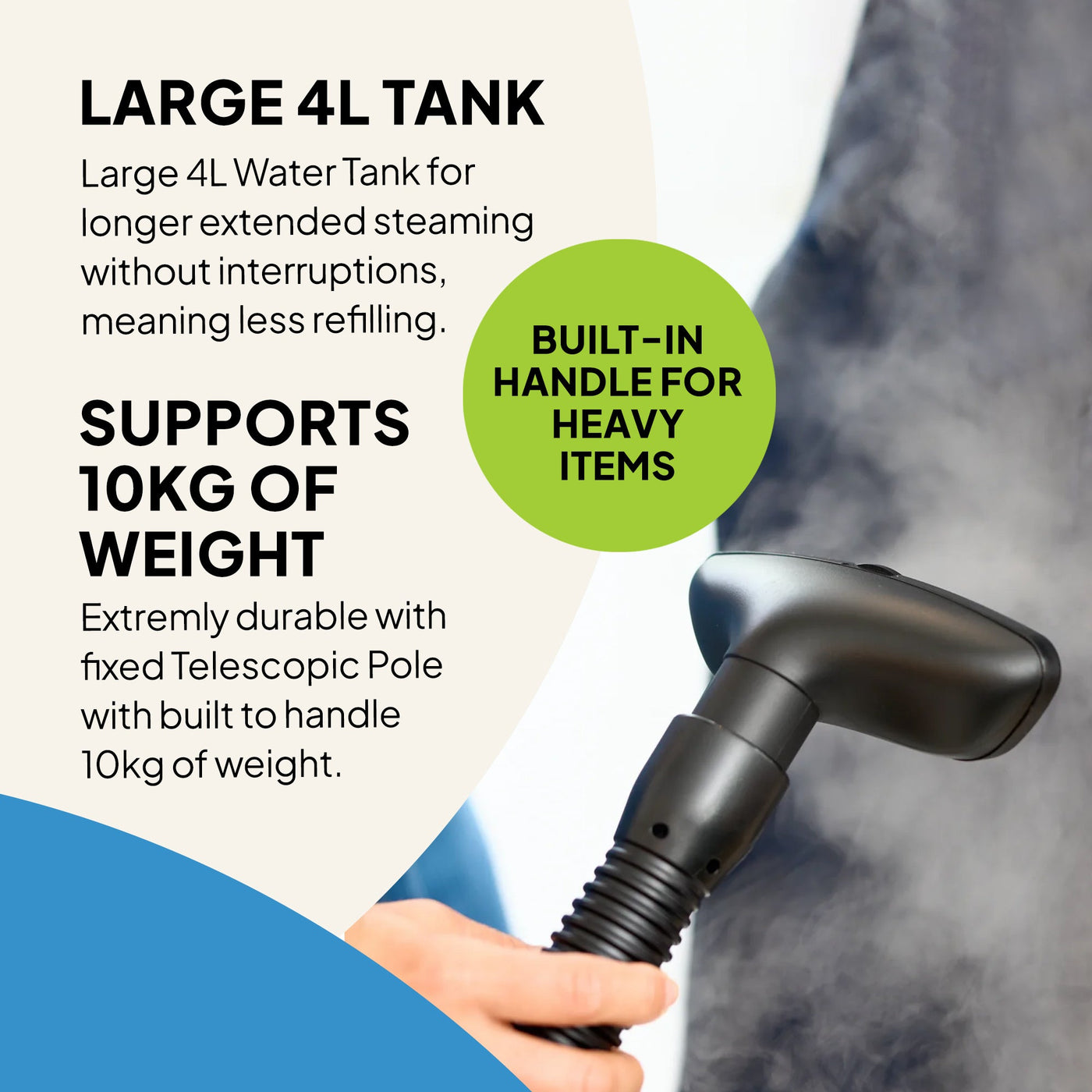 Commercial Clothes Steamer Professional Garment Steamer 4L f1600 Fridja