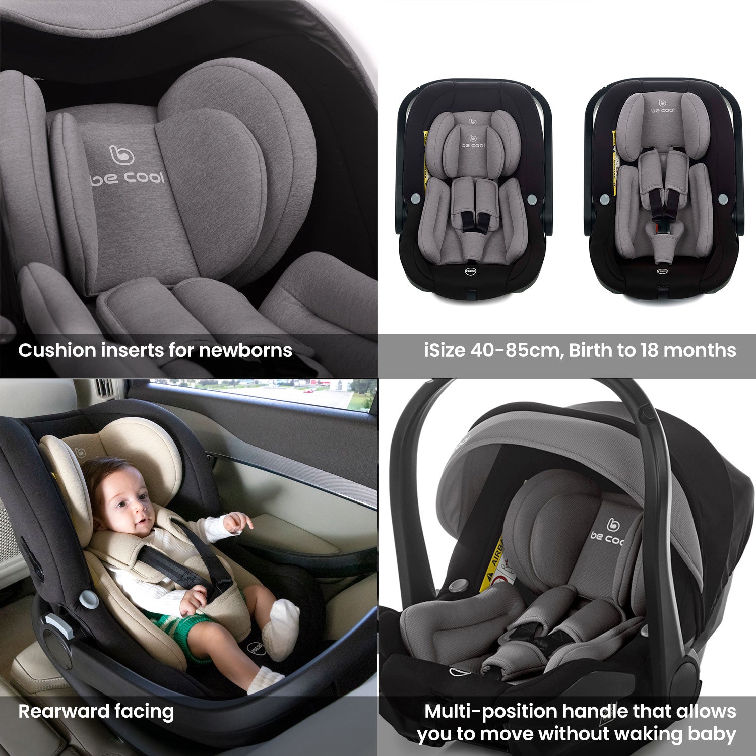 3in1 Travel System Pram Pushchair Car Seat Lightweight Foldable Teal Noordi