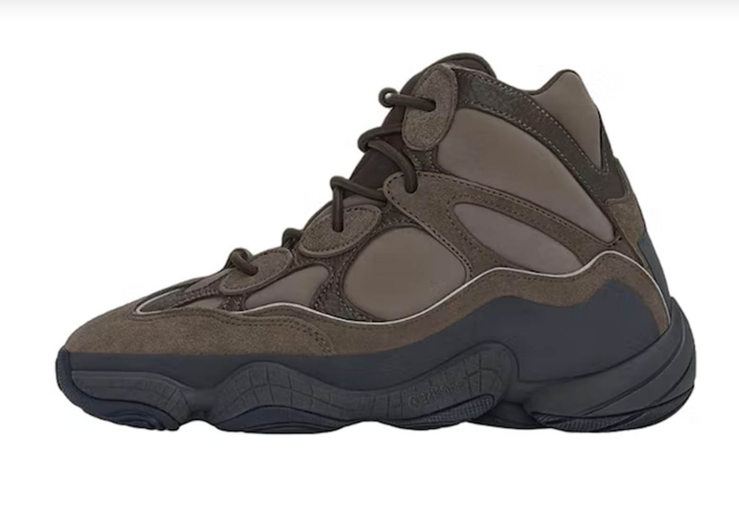 Adidas Yeezy 500 High Taupe Black for Men, Suede/Leather UK 9 / EU 43.5