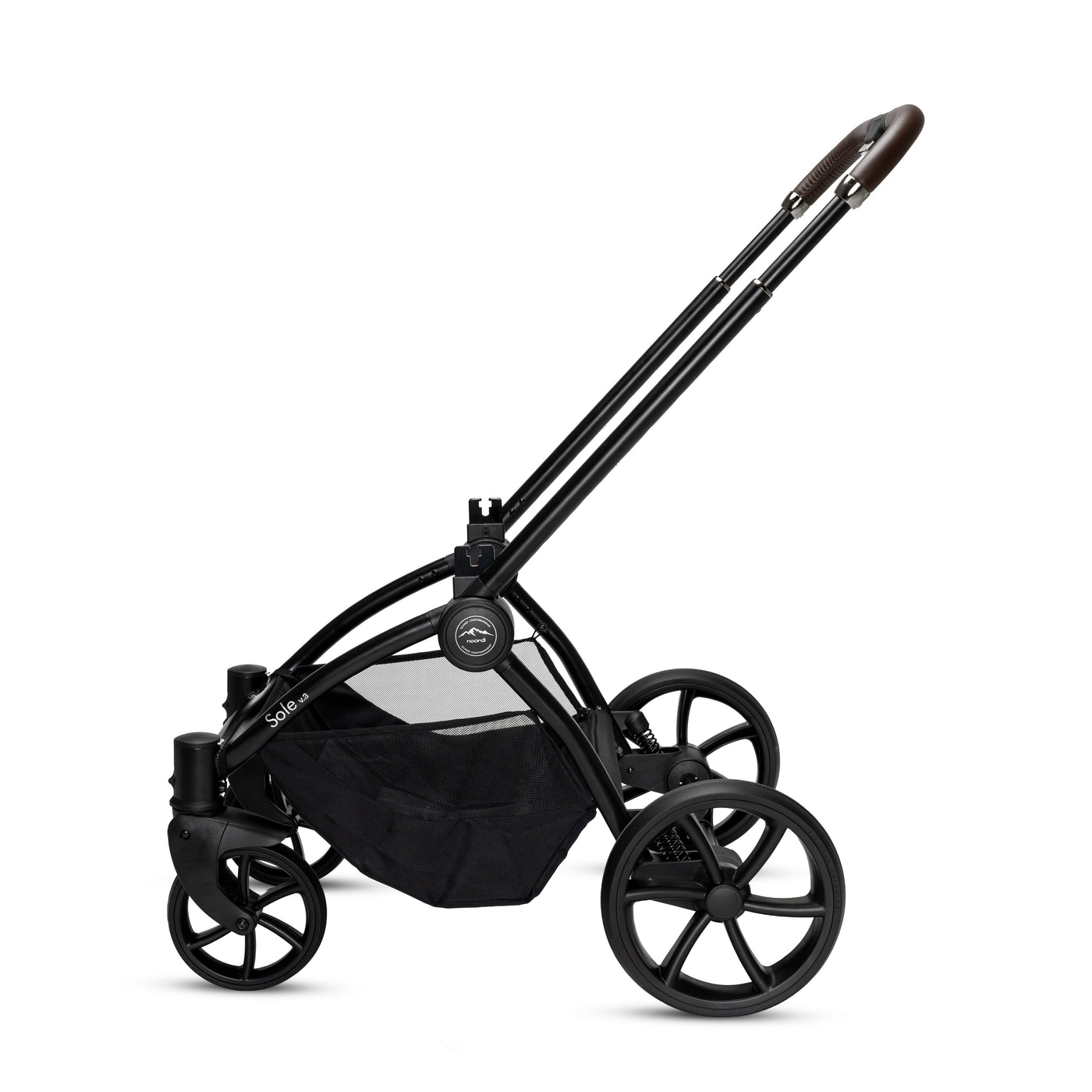 3in1 Baby Travel System Stroller Car Seat Slate Black Noordi Sole V3