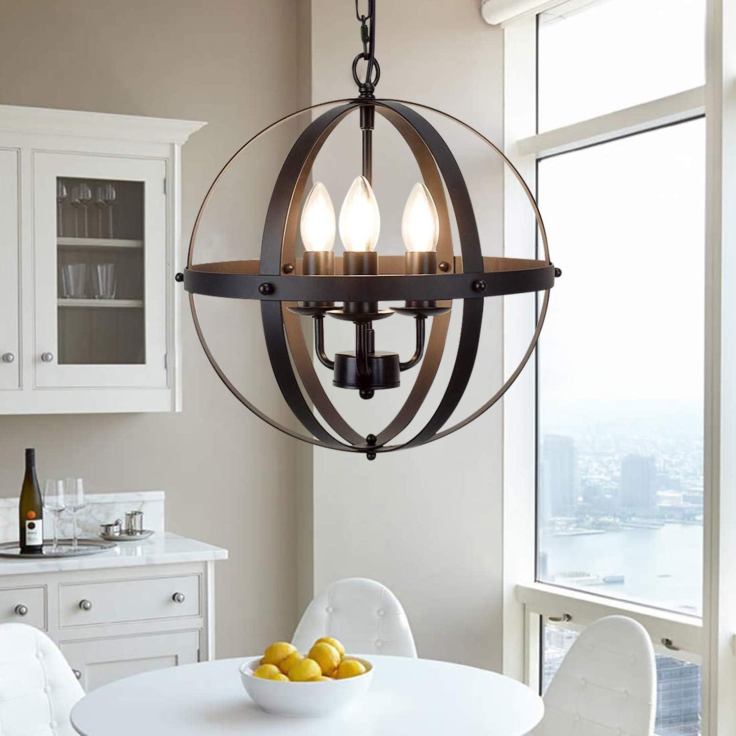 Vintage Chandelier Spherical Hanging Light, Ceiling Light Fixture - Massive Discounts