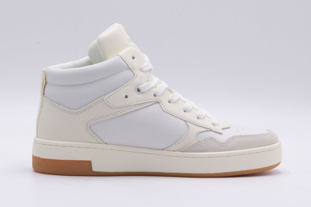 Calvin Klein - Women's Shoes High-Top Trainers, Leather UK 5 / EU 38