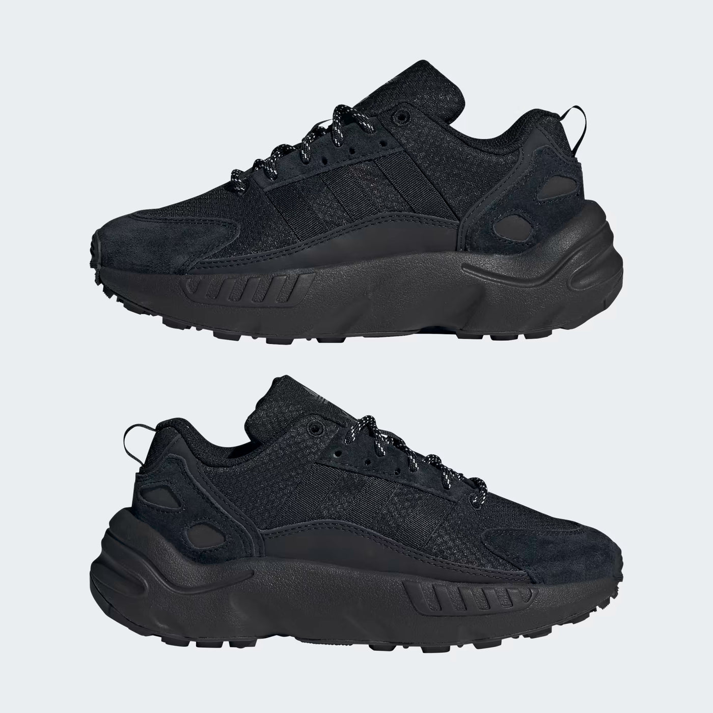 Adidas ZX 22 Boost Trainers Black Unisex Sneakers Size UK 5.5 EU 38.5